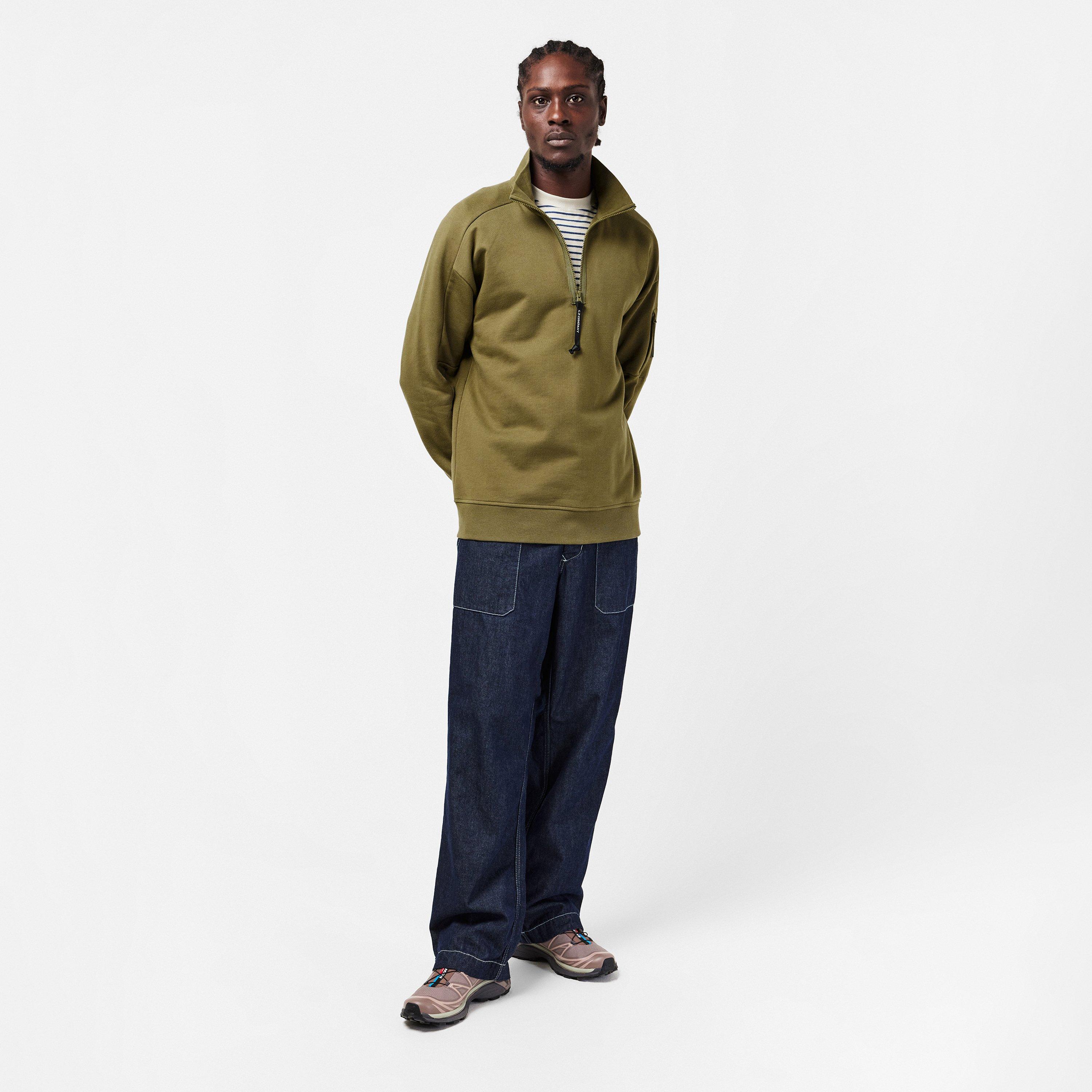 Capers 652 - CP Company - Men's Lens Quarter-Zip Fleece Top - 6