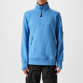 CP Company Lens Arm Quarter Zip Sweatshirt