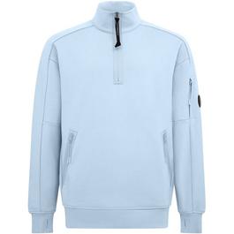 CP Company Lens Arm Quarter Zip Sweatshirt