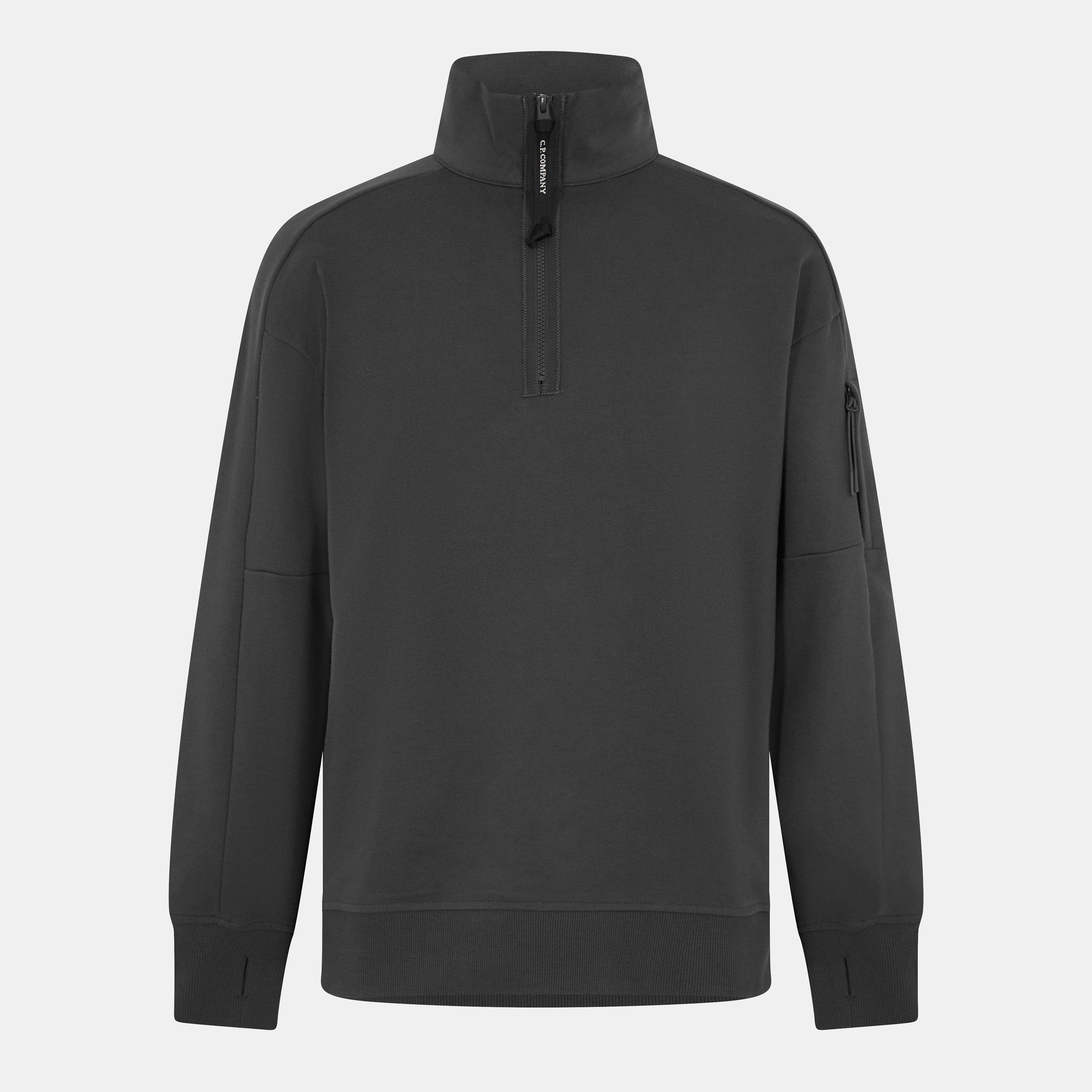 CP Company | Men's Lens Quarter-Zip Fleece Top | Cruise Fashion