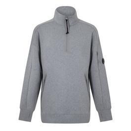 CP Company Lens Arm Quarter Zip Sweatshirt