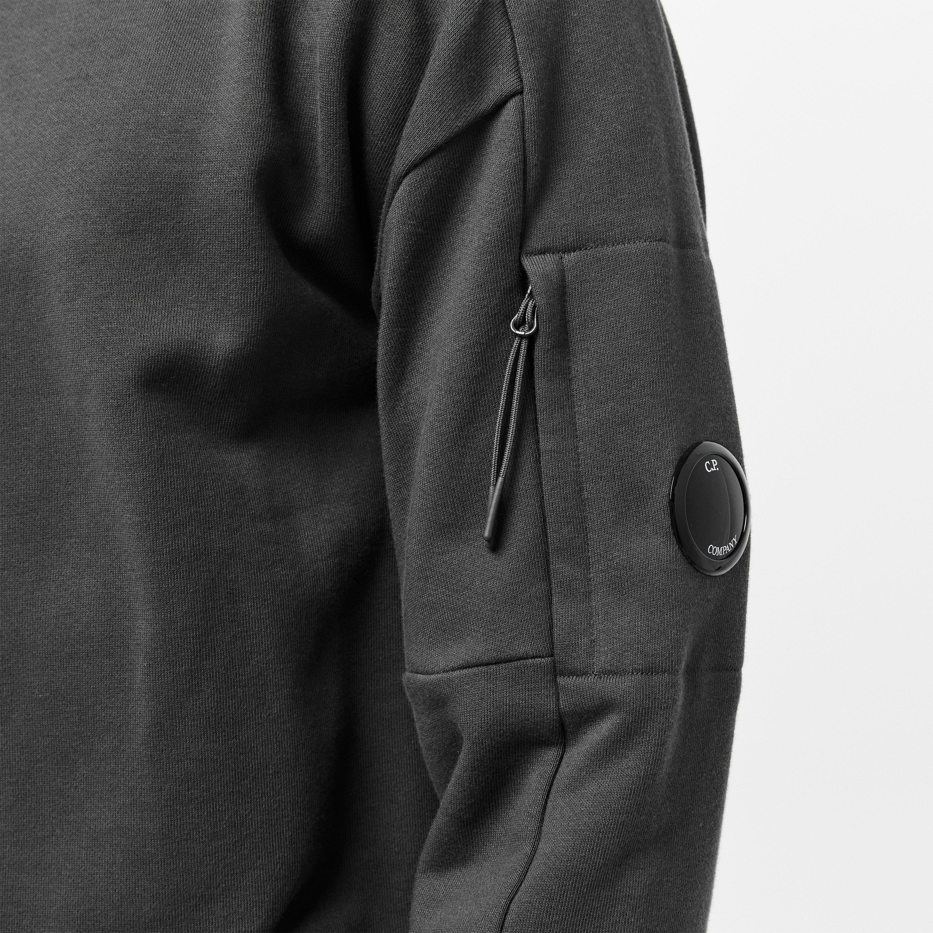 Dark Shadow 978 - CP Company - Men's Lens Quarter-Zip Fleece Top - 5
