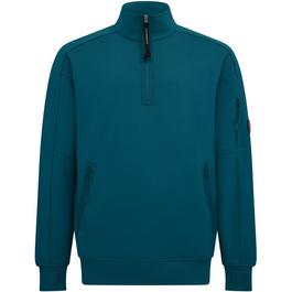 CP Company Lens Arm Quarter Zip Sweatshirt