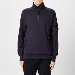 CP Company Lens Arm Quarter Zip Sweatshirt