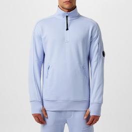 CP Company Lens Arm Quarter Zip Sweatshirt