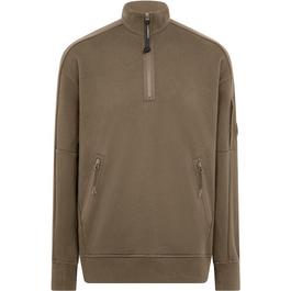 CP Company Lens Arm Quarter Zip Sweatshirt