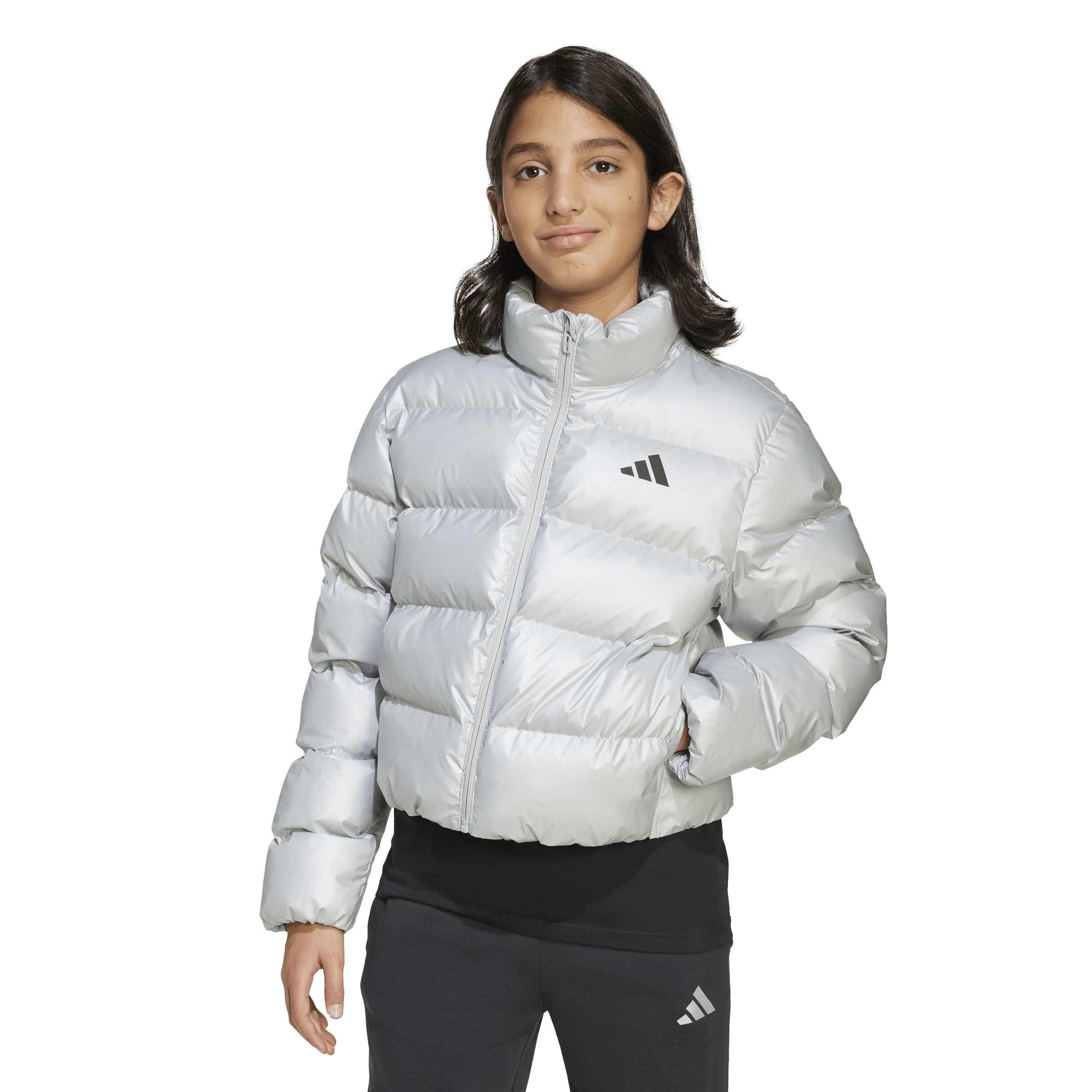 Silvmt/Blkref - adidas - Adidas J Sd Glam Jkt Jn99 - 4