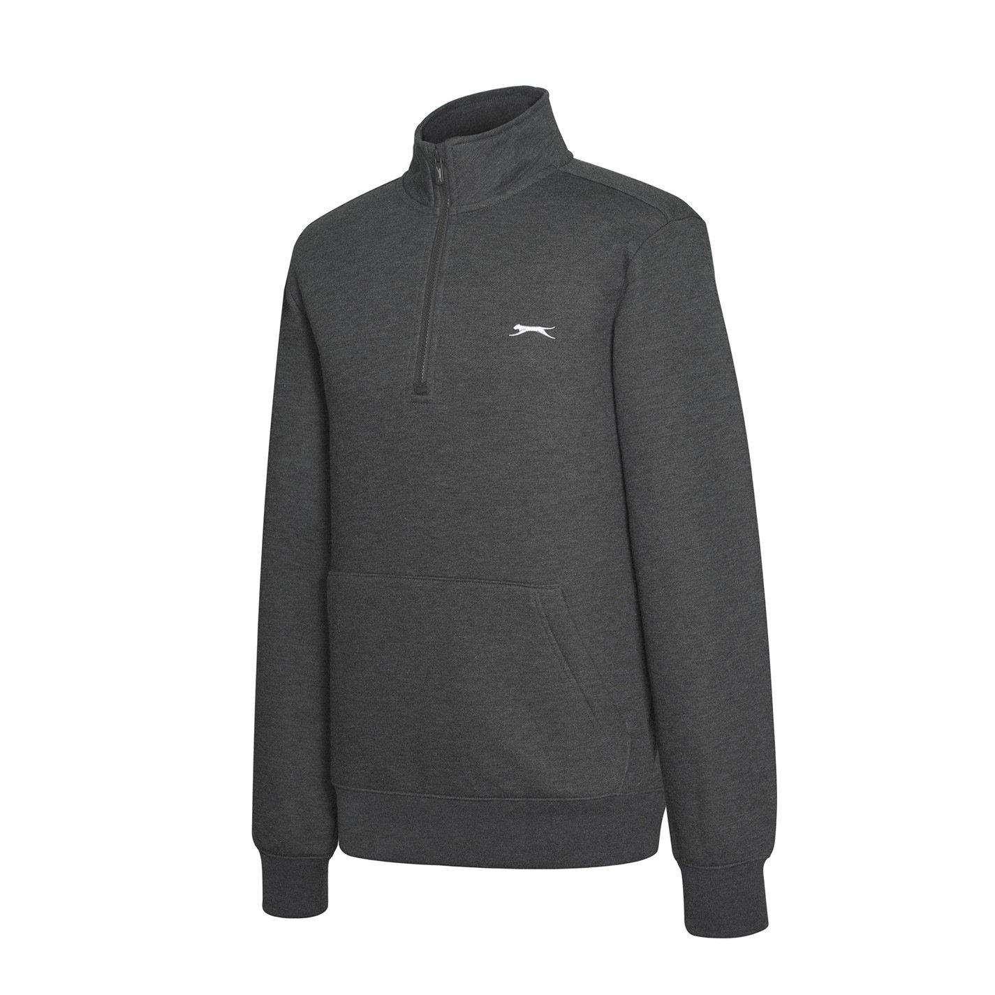 Carvão Marl - Slazenger - Zip Fleece Mens - 3
