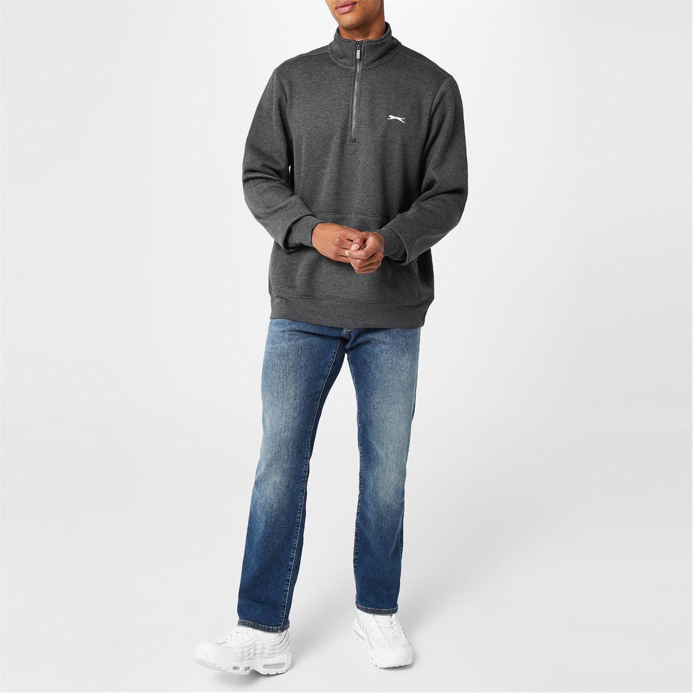 Carvão Marl - Slazenger - Zip Fleece Mens - 5