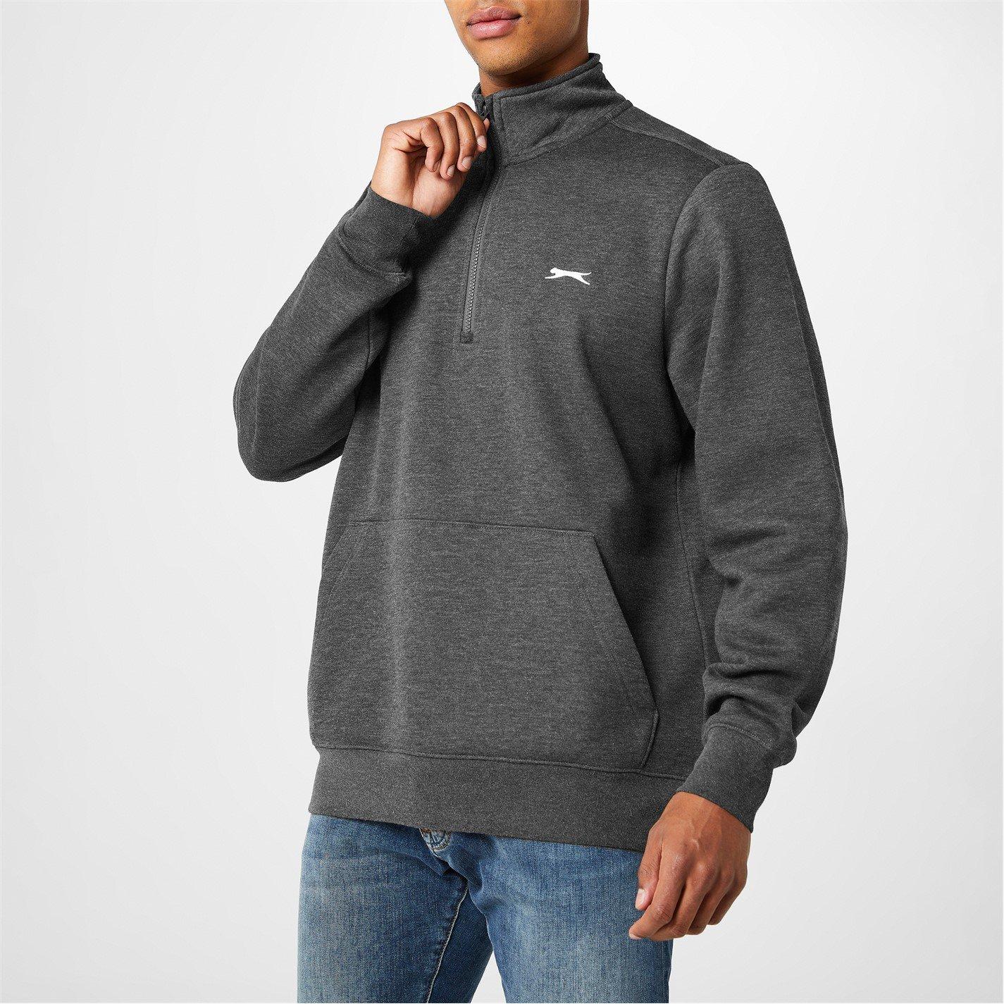 Carvão Marl - Slazenger - Zip Fleece Mens - 7