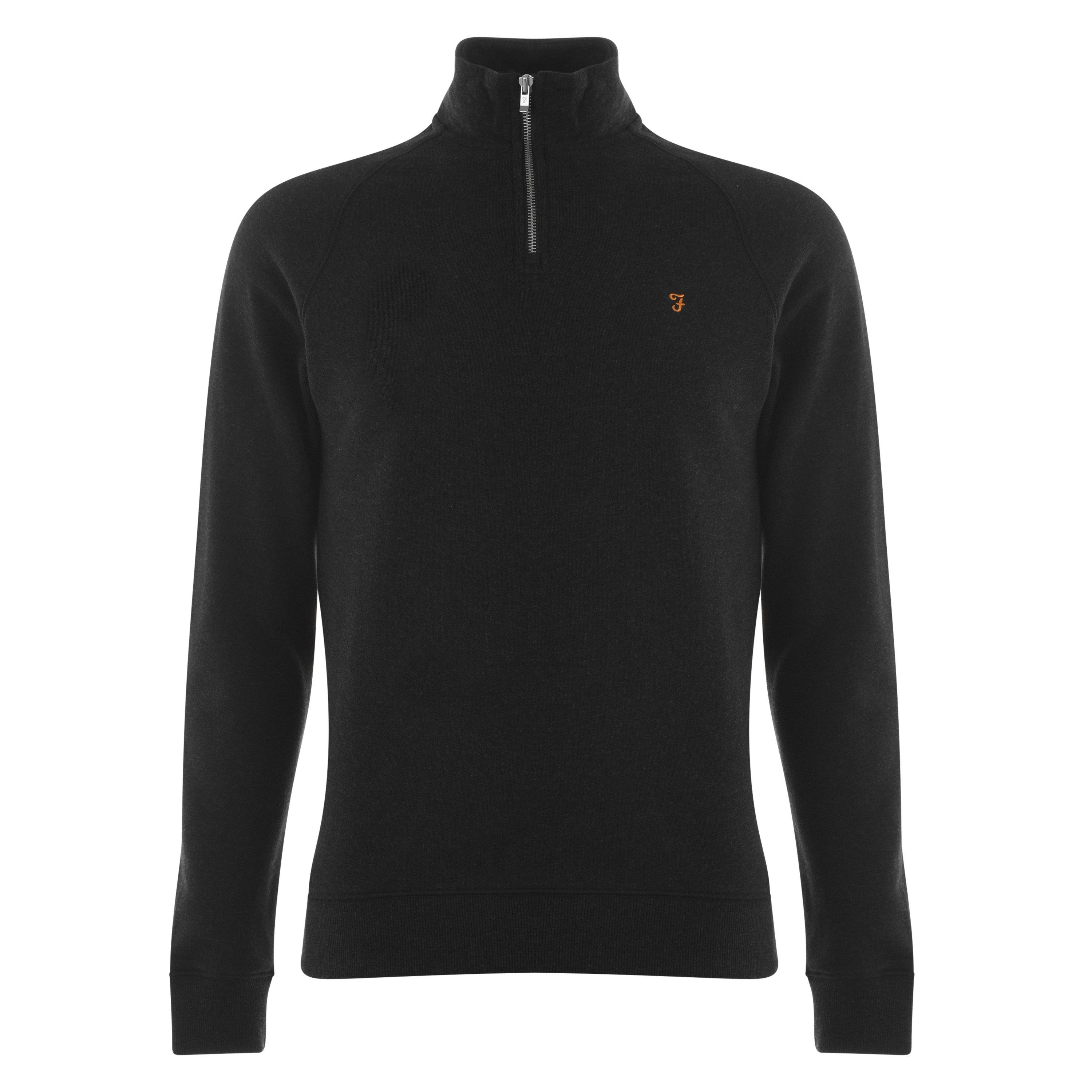 Farah Jim Zip Jumper 1/4 Zip Fleece Tops FRASERS