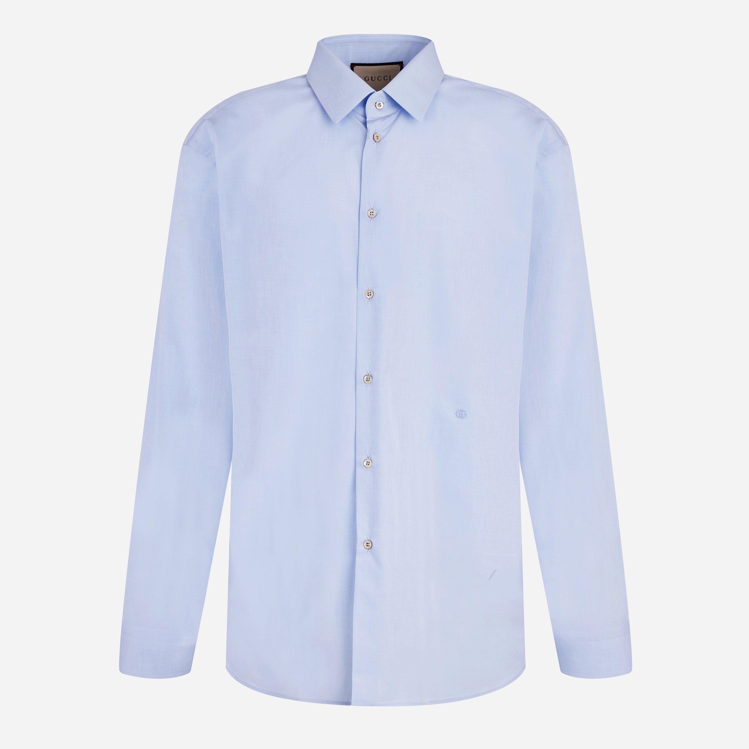 Sky Blue - Gucci - GG Tailored Shirt - 1