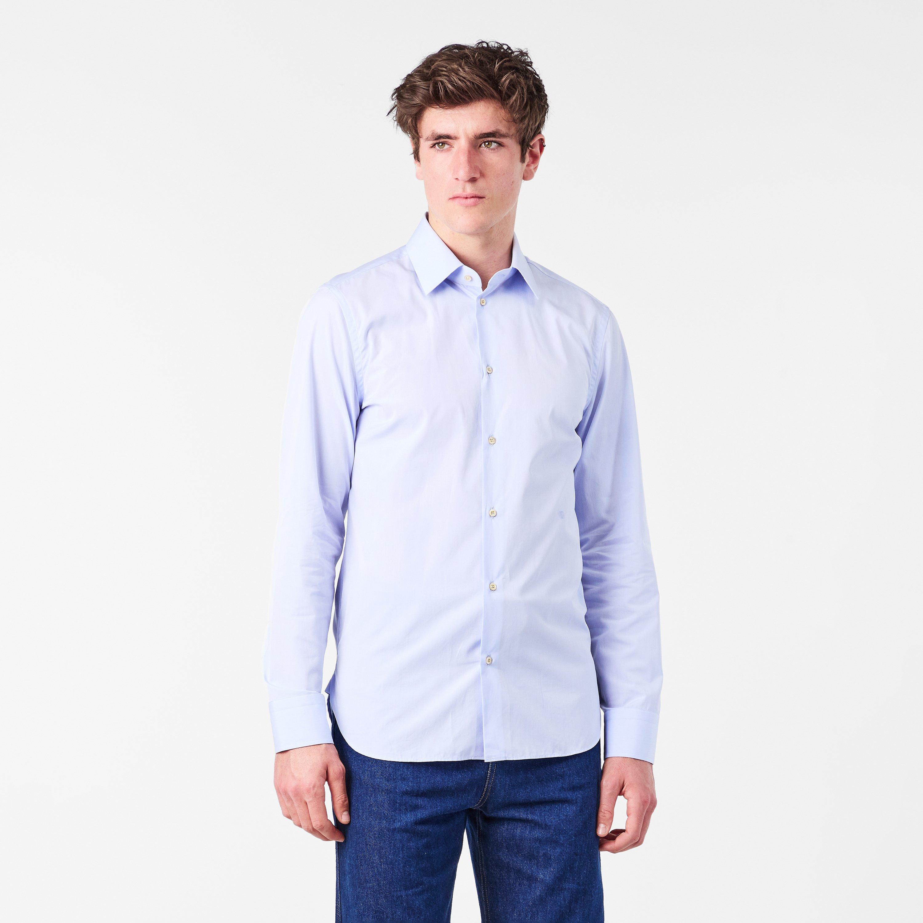 Sky Blue - Gucci - GG Tailored Shirt - 3