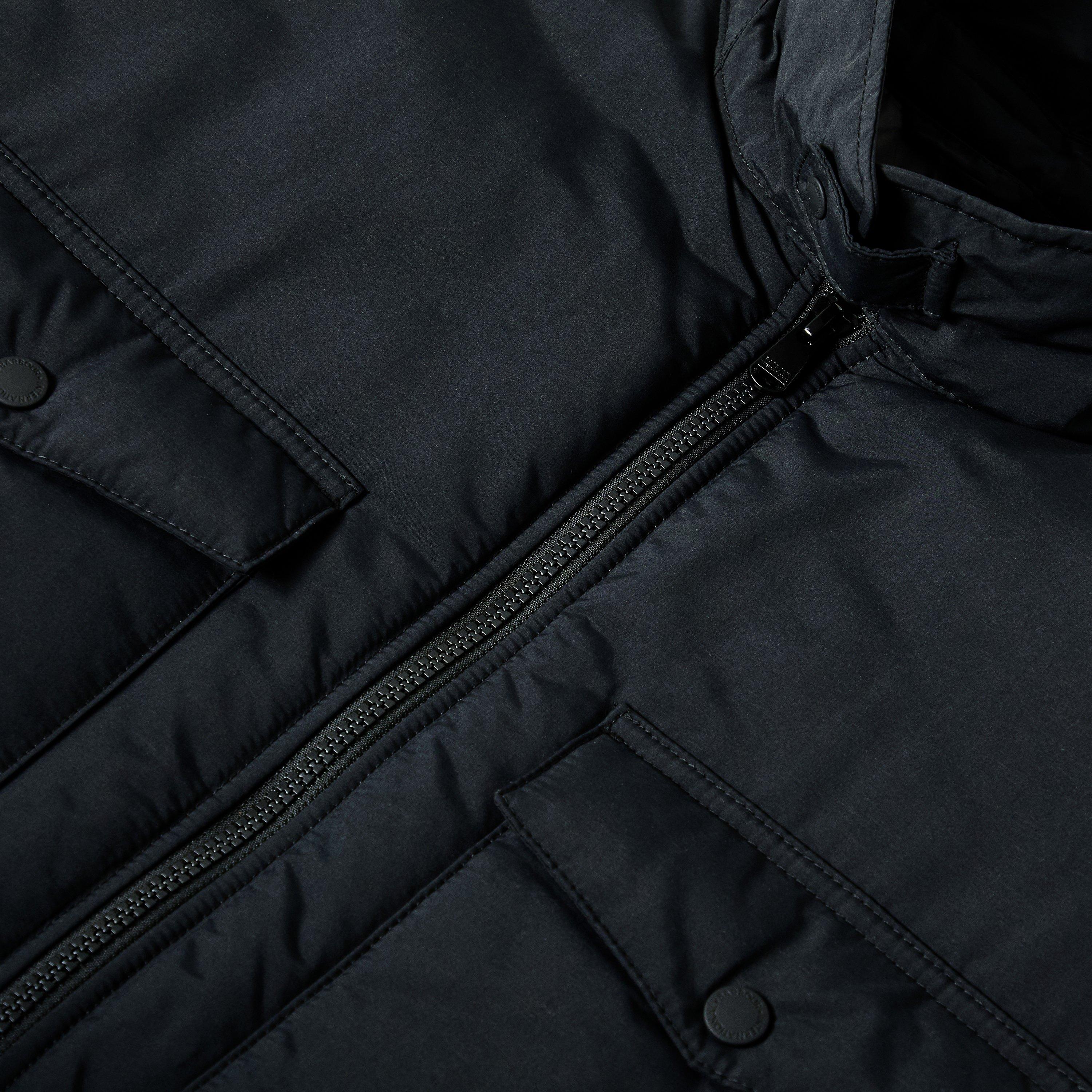 Black BK11 - Barbour International - Men's Distill Quilted Long Sleeve Overshirt - 5