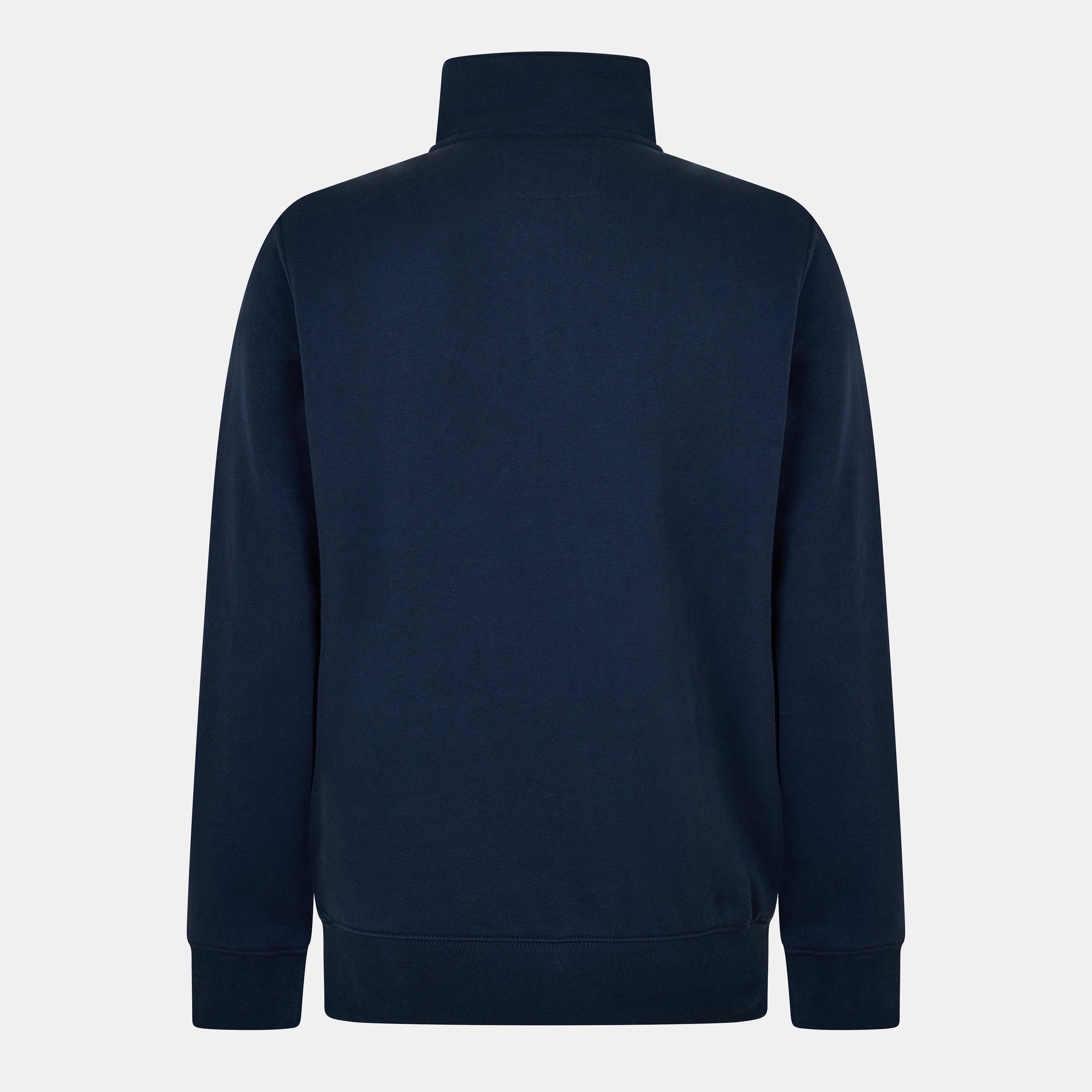 Navy - Jack Wills - Barchester Quarter Zip Sweatshirt - 2
