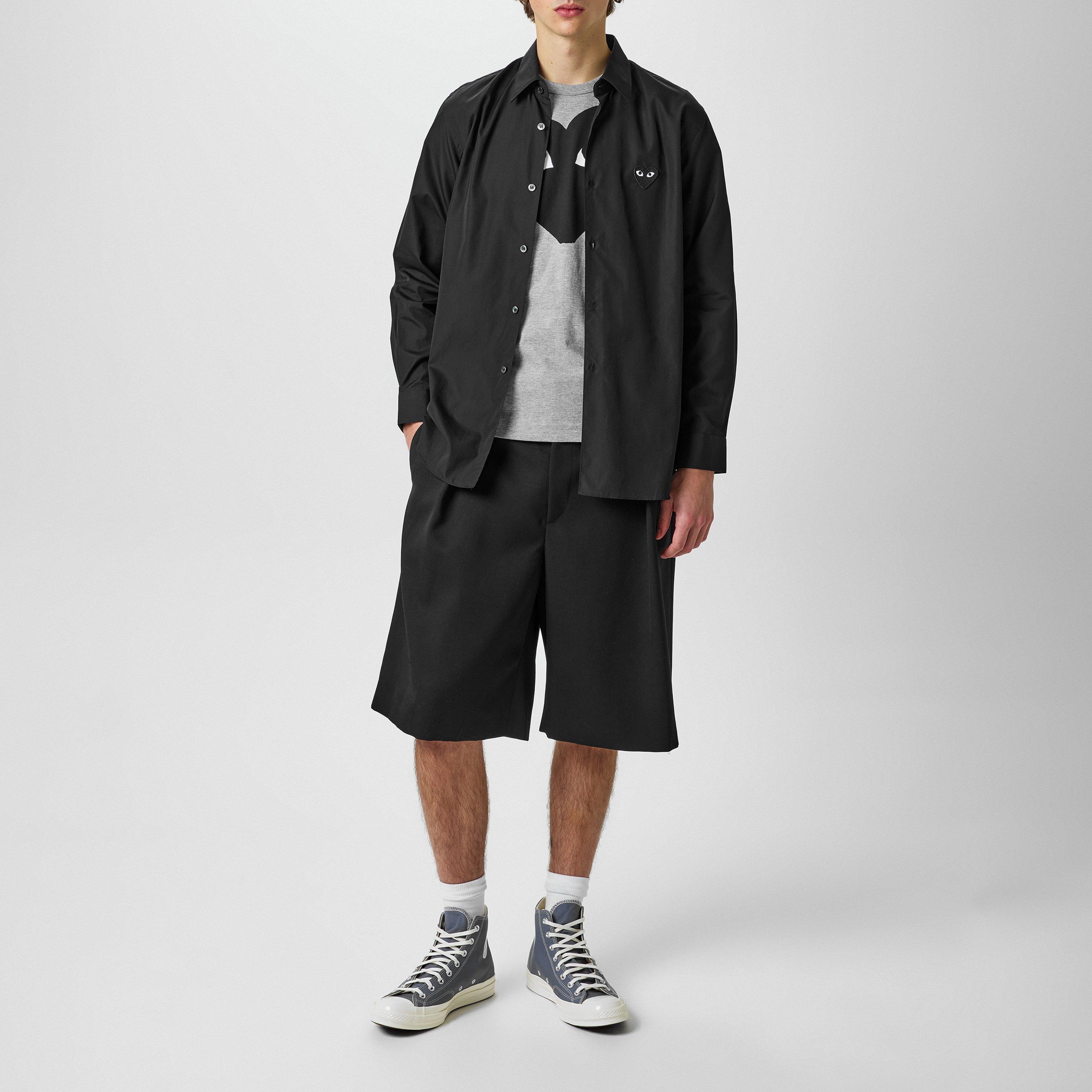 Black - Comme des Garcons PLAY - Black Heart Shirt - 5