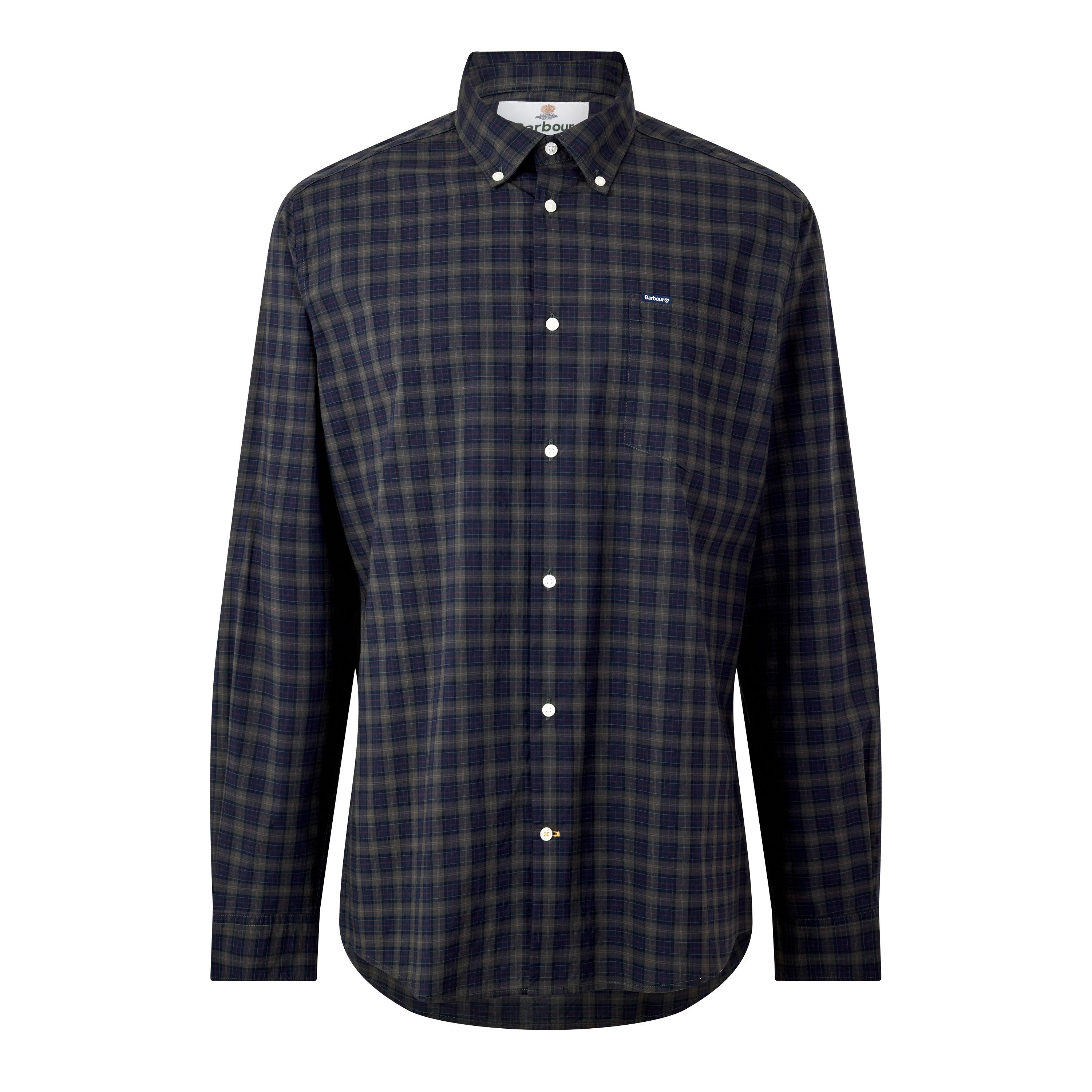 Barbour Men's Lomond Tailored Fit Shirt - Shdw Clsc Tn43 - M