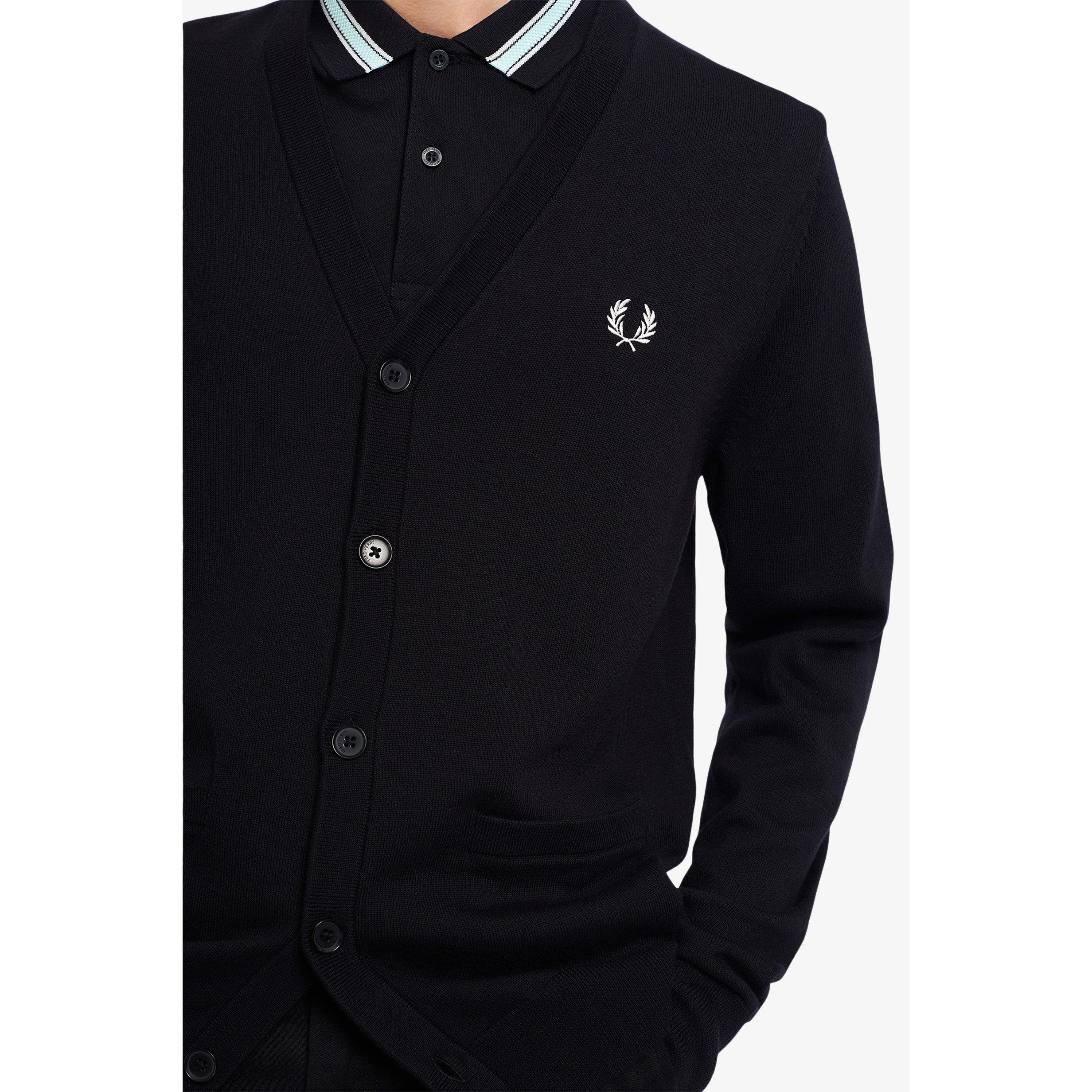 Fred Perry | Logo Cardigan | Cardigans | Cruise Fashion Fred Perry | Logo Cardigan | Cardigans | Cruise Fashion
