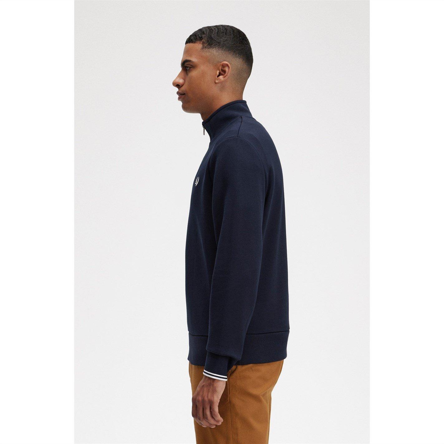 Navy 608 - Fred Perry - FredPerry Half Zip Top - 6