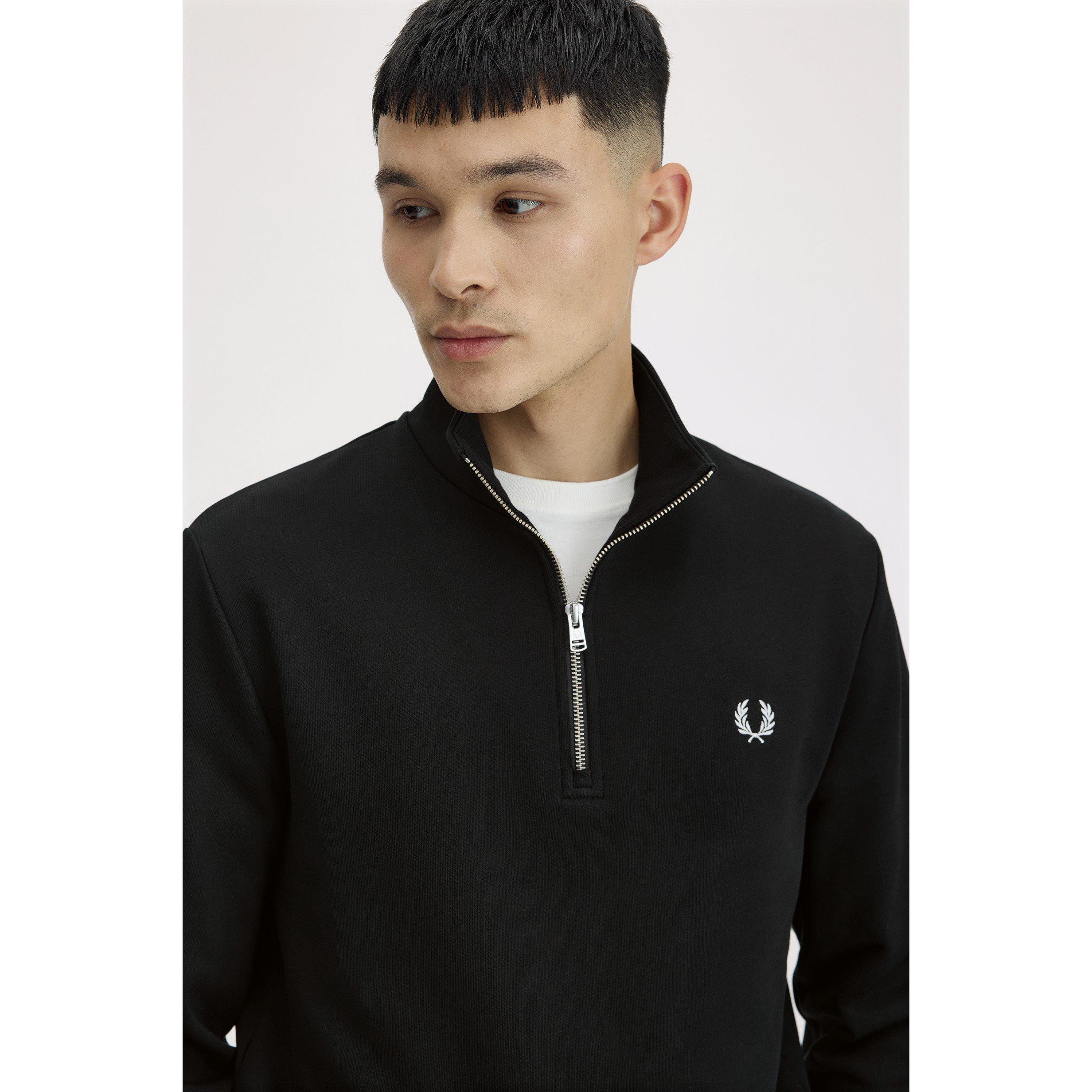 Black 102 - Fred Perry - FredPerry Half Zip Top - 5