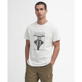 Barbour International Raceway Graphic T Shirt