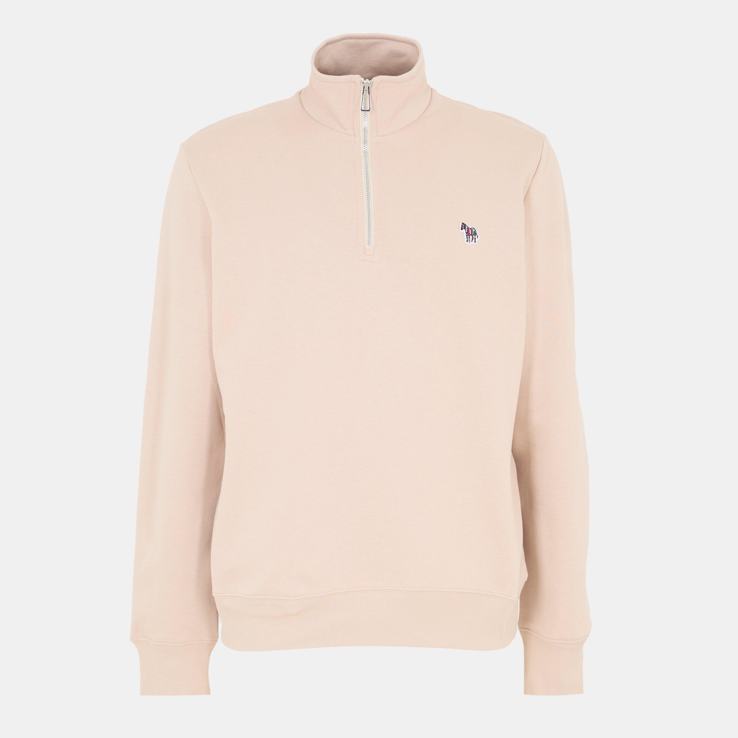 PS Paul Smith Half Zip Sweatshirt - Beige 08 - XL