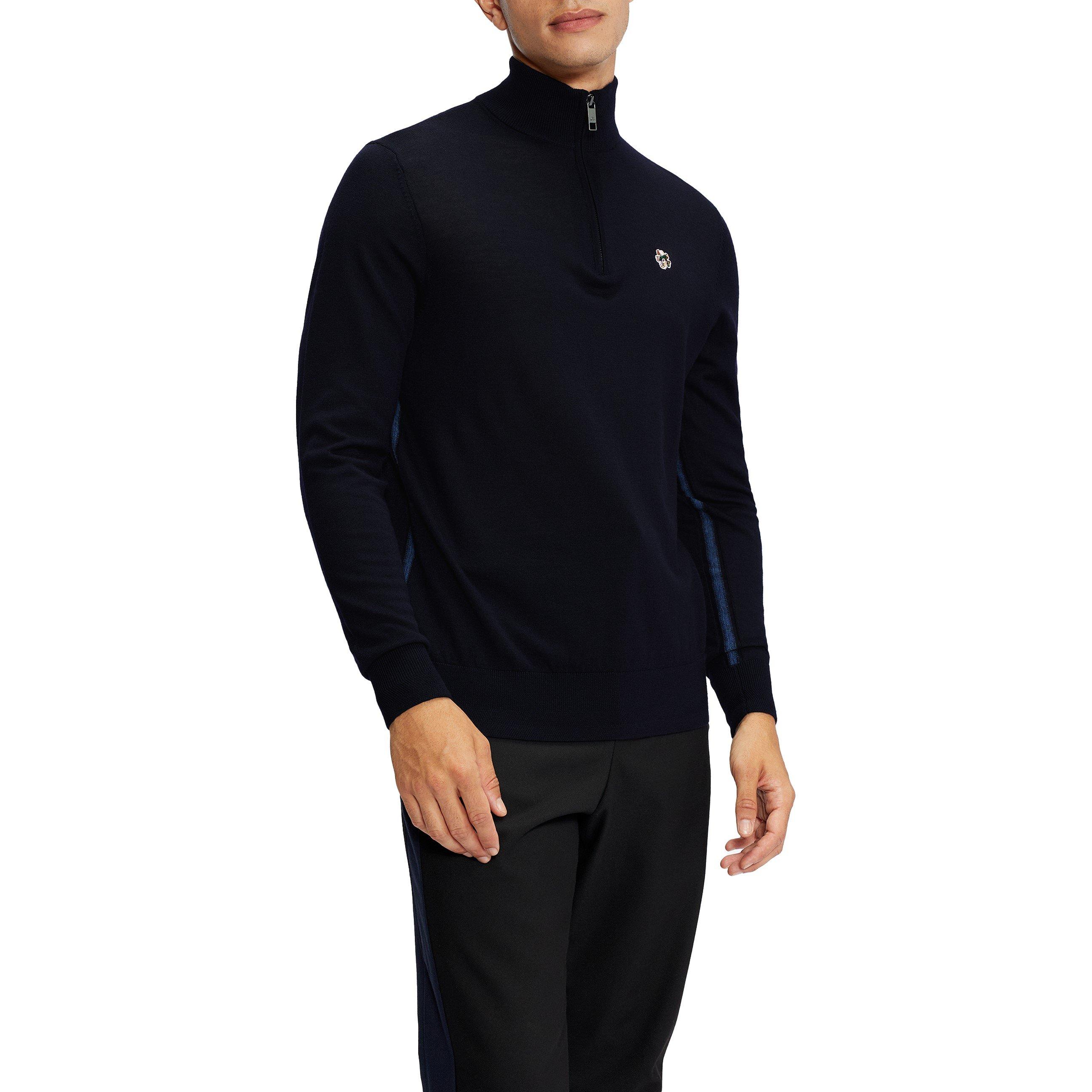 Blu navy - Ted Baker - Tooting Zip Top - 2