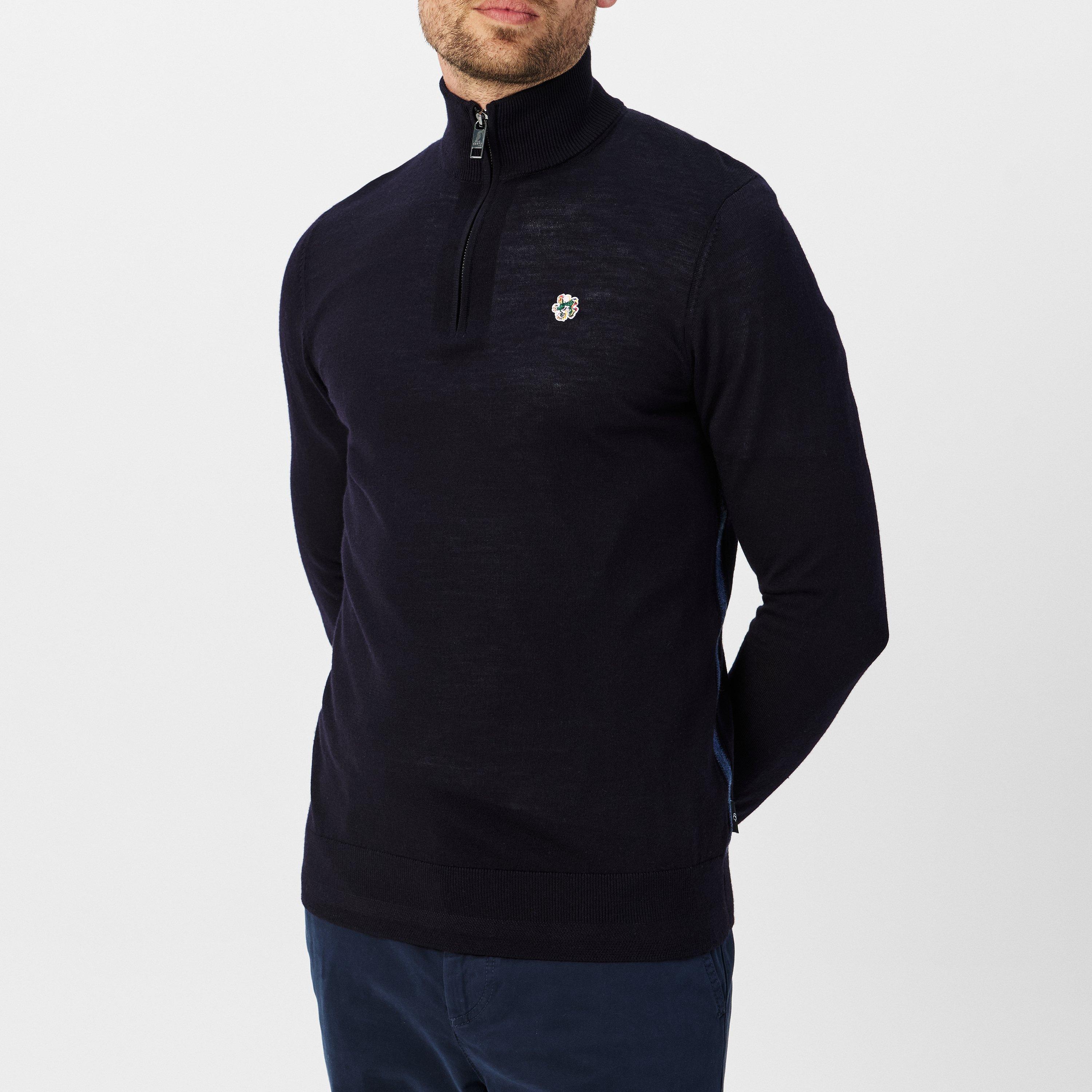 Blu navy - Ted Baker - Tooting Zip Top - 3