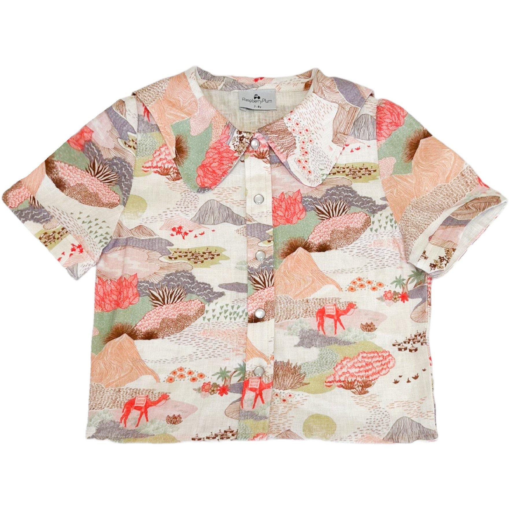 Print - RaspberryPlum - Kids' Danica Long-Sleeve Blouse - 3