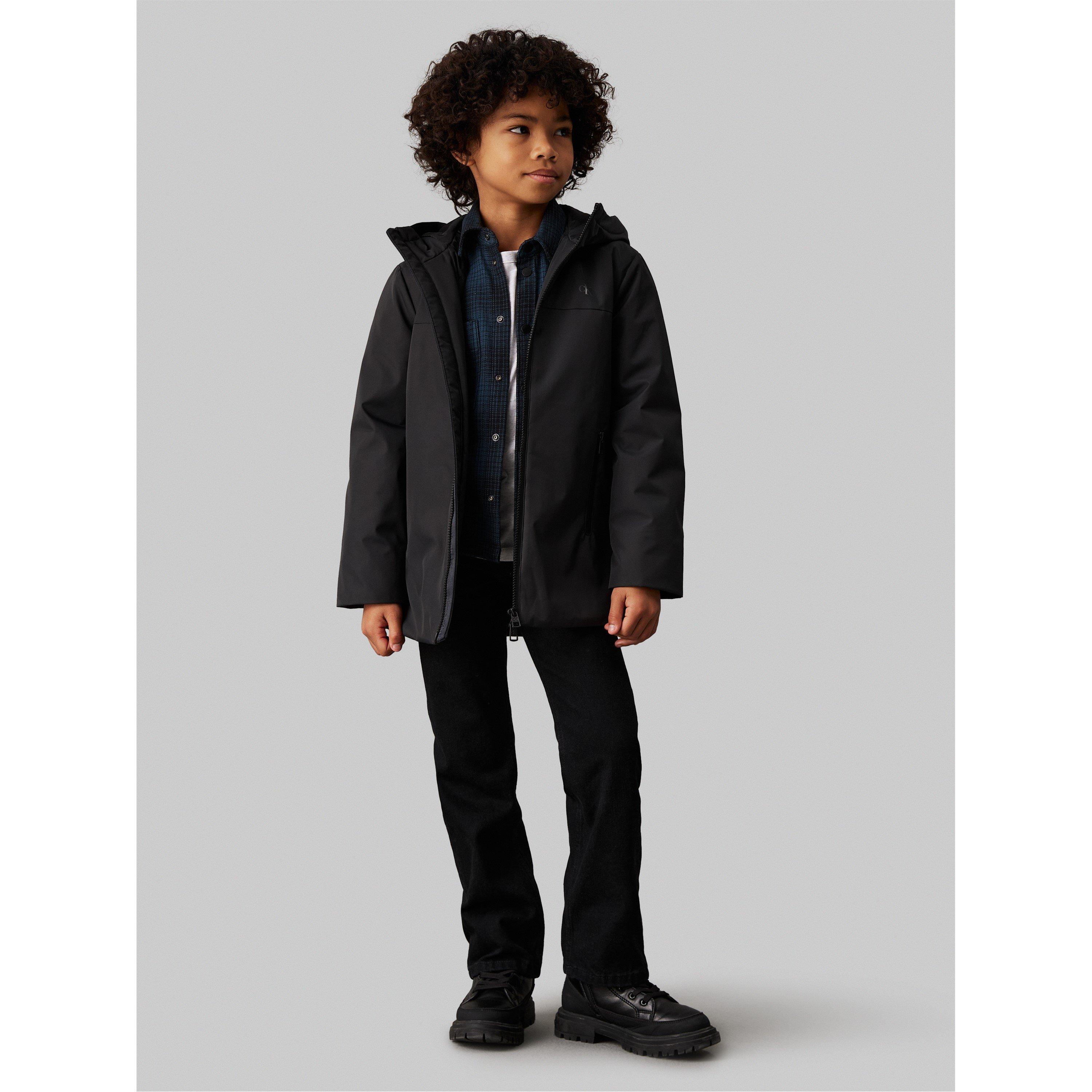 CK Black BEH - Calvin Klein Jeans - Hooded Jacket Juniors - 2