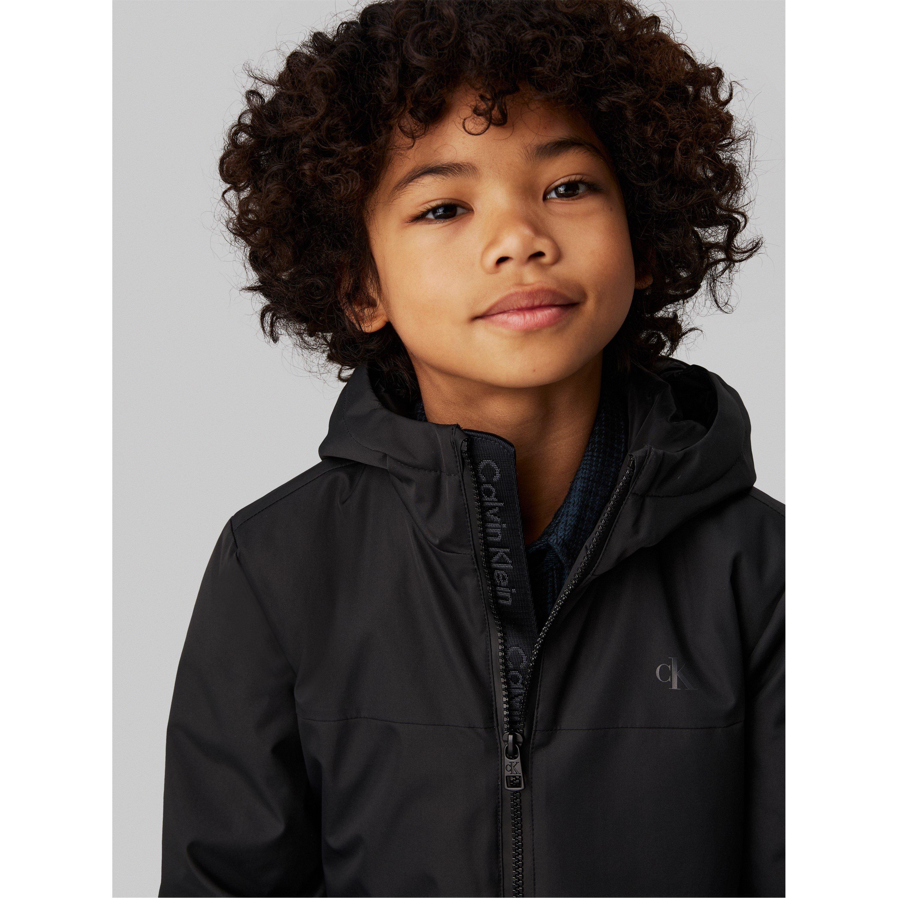 CK Black BEH - Calvin Klein Jeans - Hooded Jacket Juniors - 4