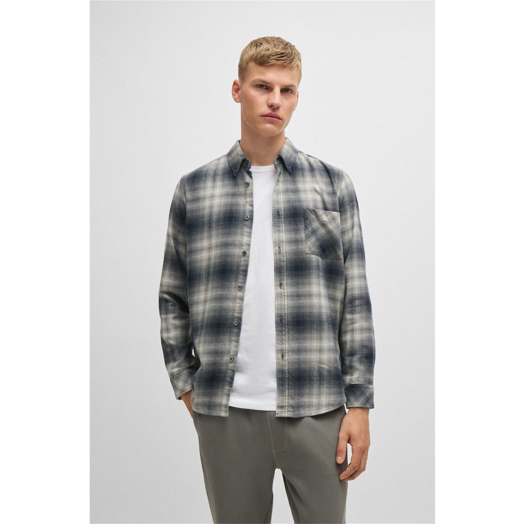 HBO Rickert M Sn44 - Boss - Men's Rickert M Patterned Long-Sleeve Shirt - 2