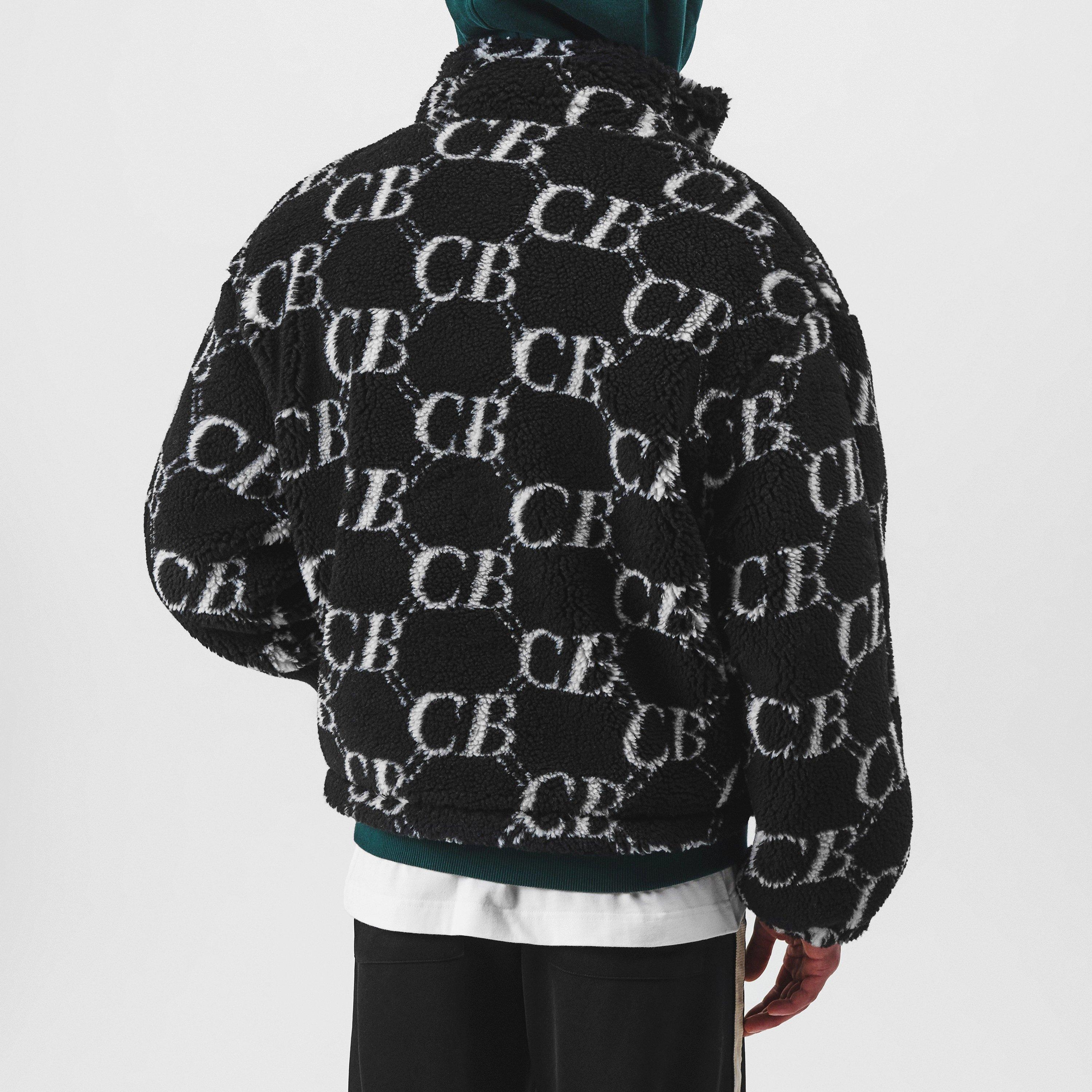 Black - Cole Buxton - Cb Monogram Fleece - 3