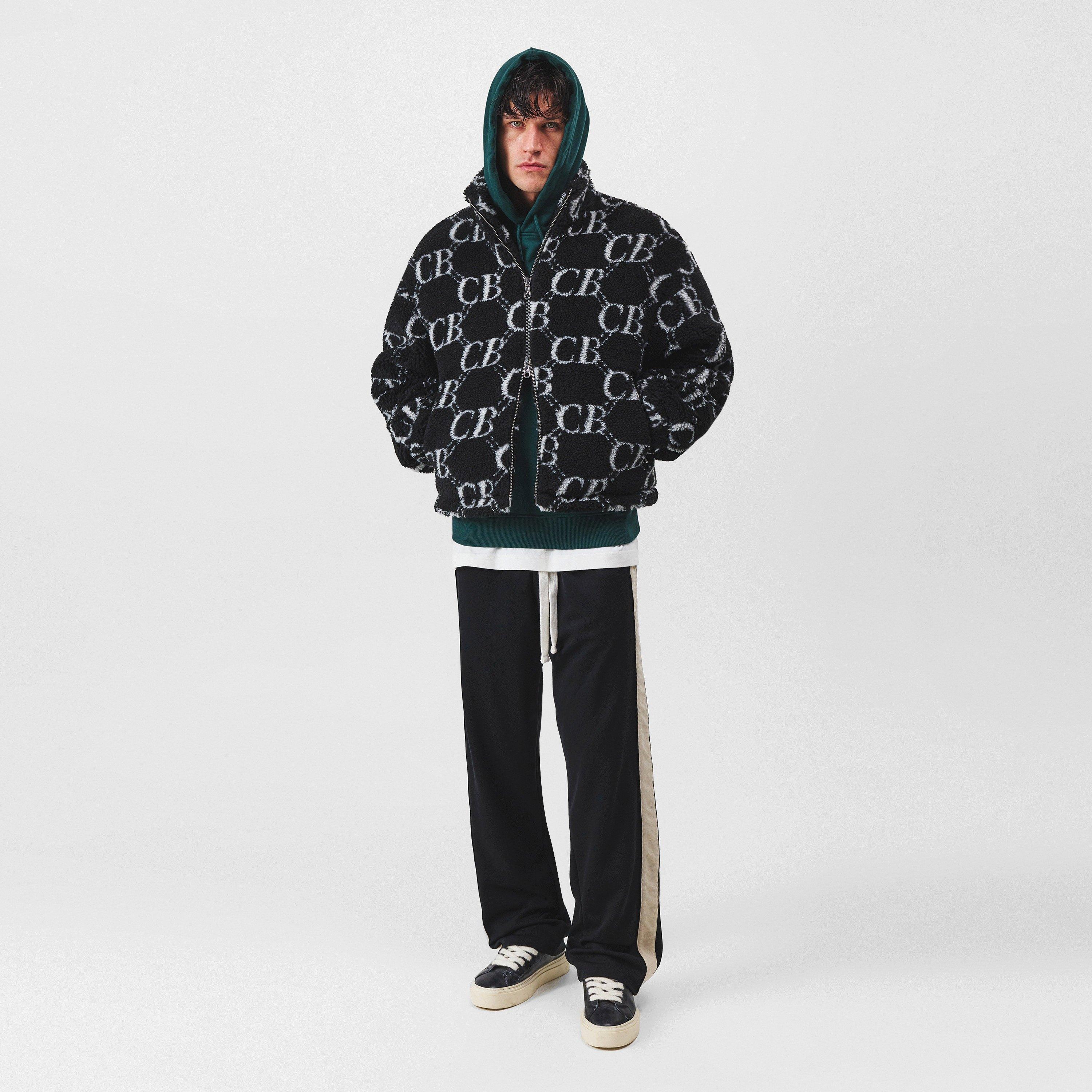 Black - Cole Buxton - Cb Monogram Fleece - 4