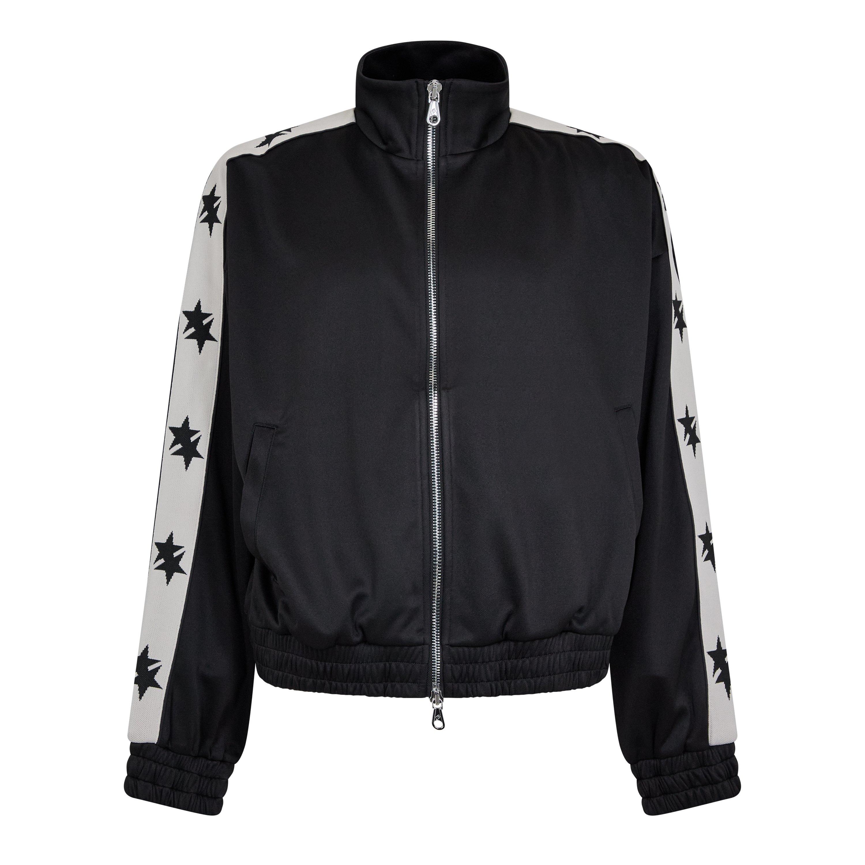 Cole Buxton | Men's Two Star Cropped Long Sleeve Zip Tracksuit Top