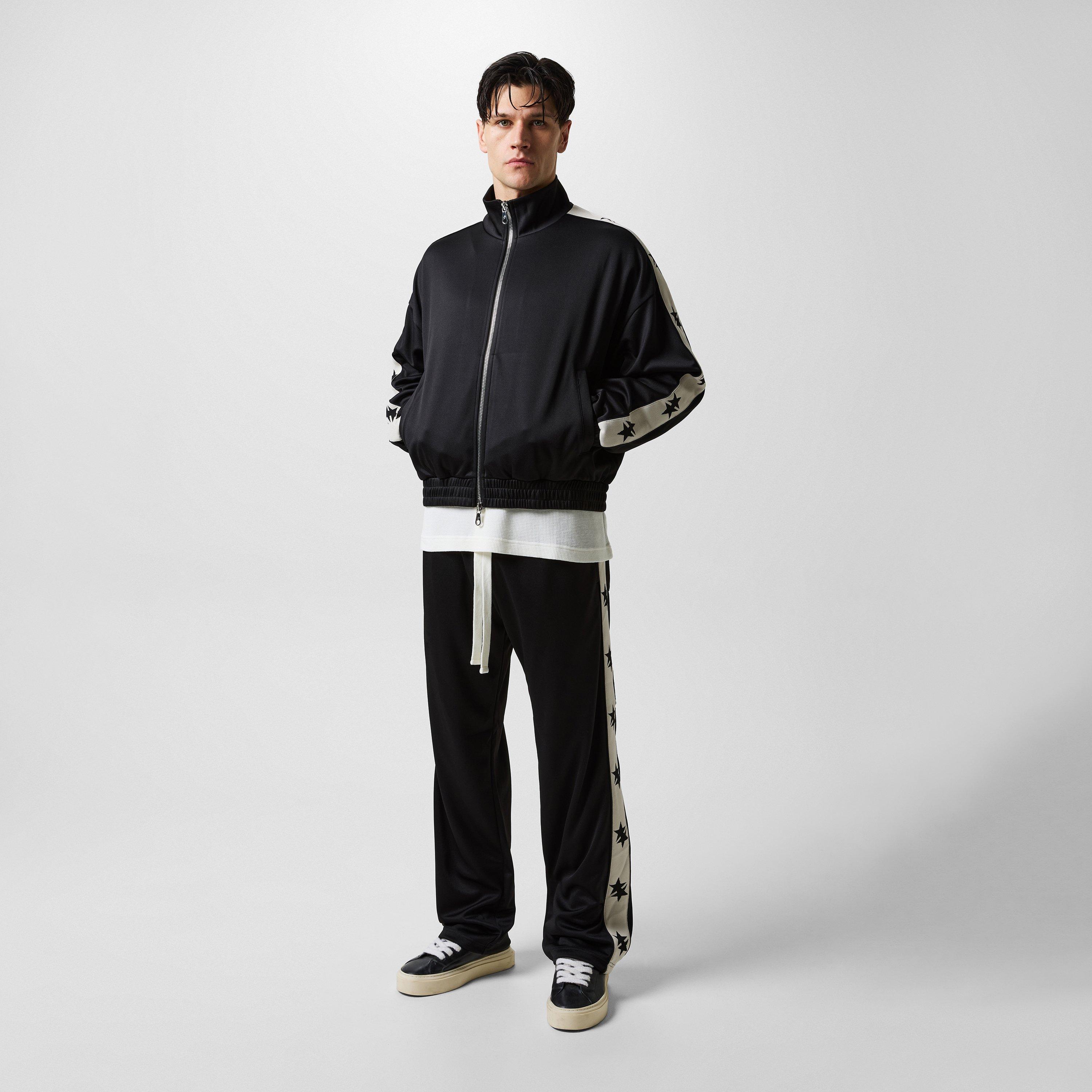 Black - Cole Buxton - Two Star Track Jacket - 4