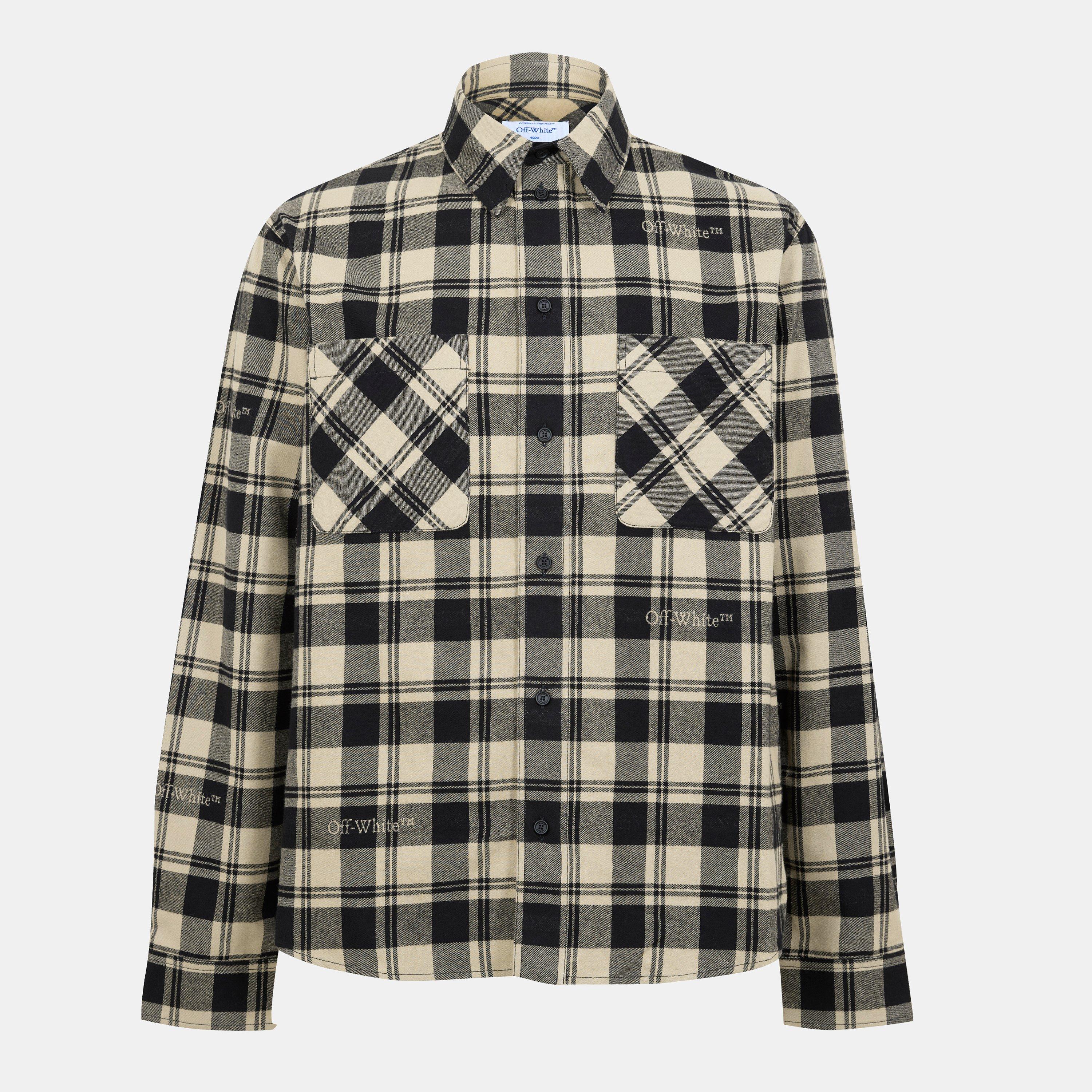Off White | Check Shirt | Patterned Shirt - Long Sleeve