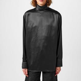 Dolce and Gabbana Loose Silk Turtleneck