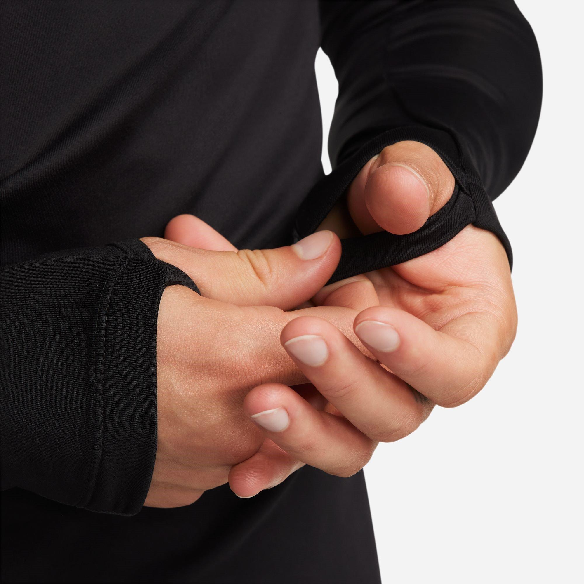 Black/White - Nike - Strike 1/2-Zip Drill Top Mens - 4