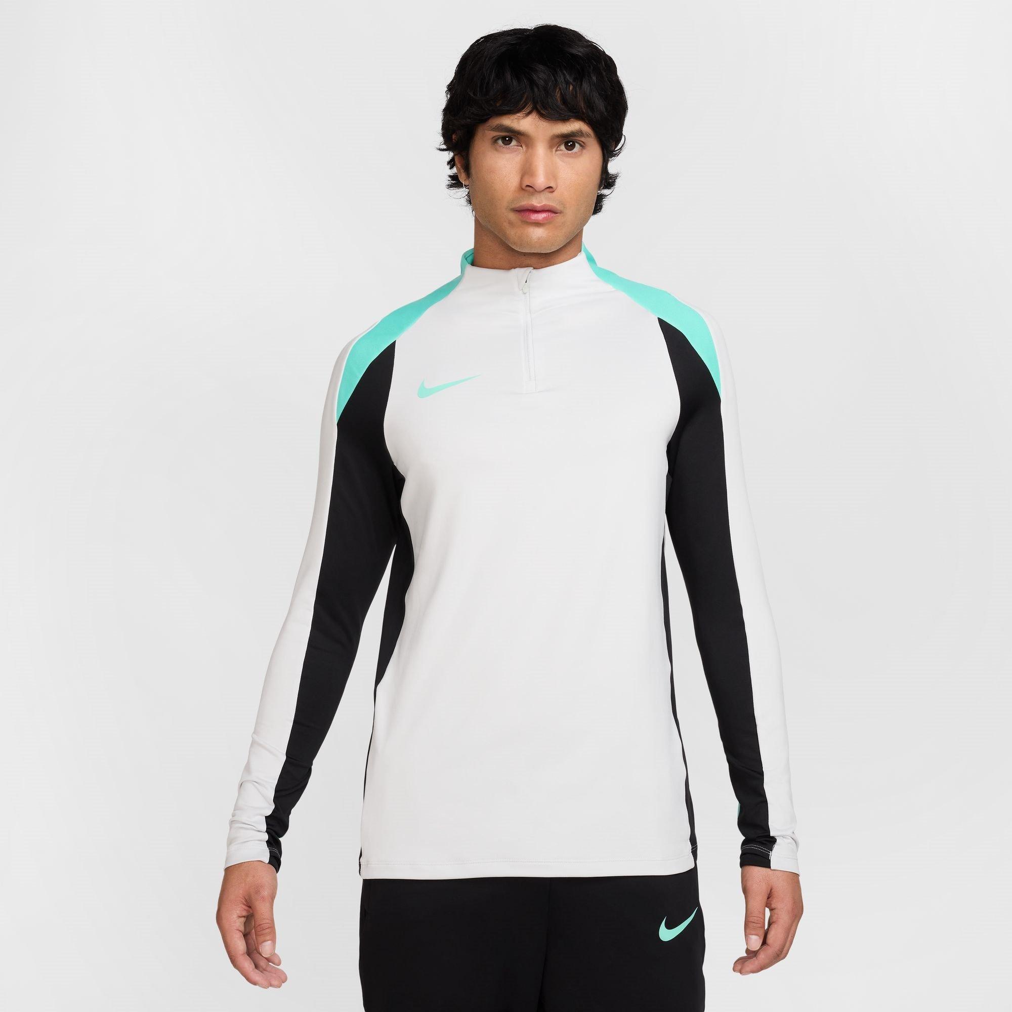 white nike strike half zip