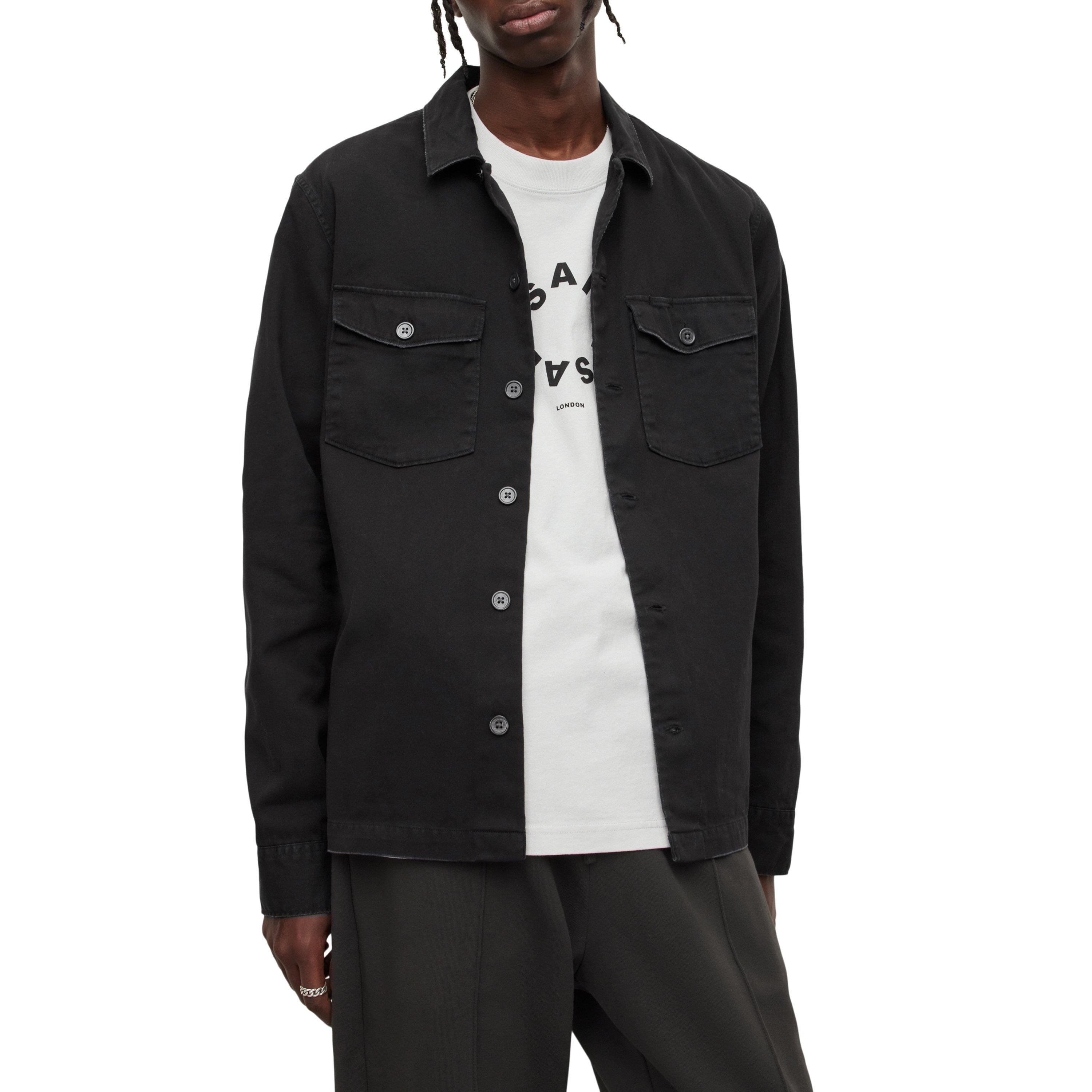 Black - AllSaints - Spotter Long Sleeve Shirt - 2