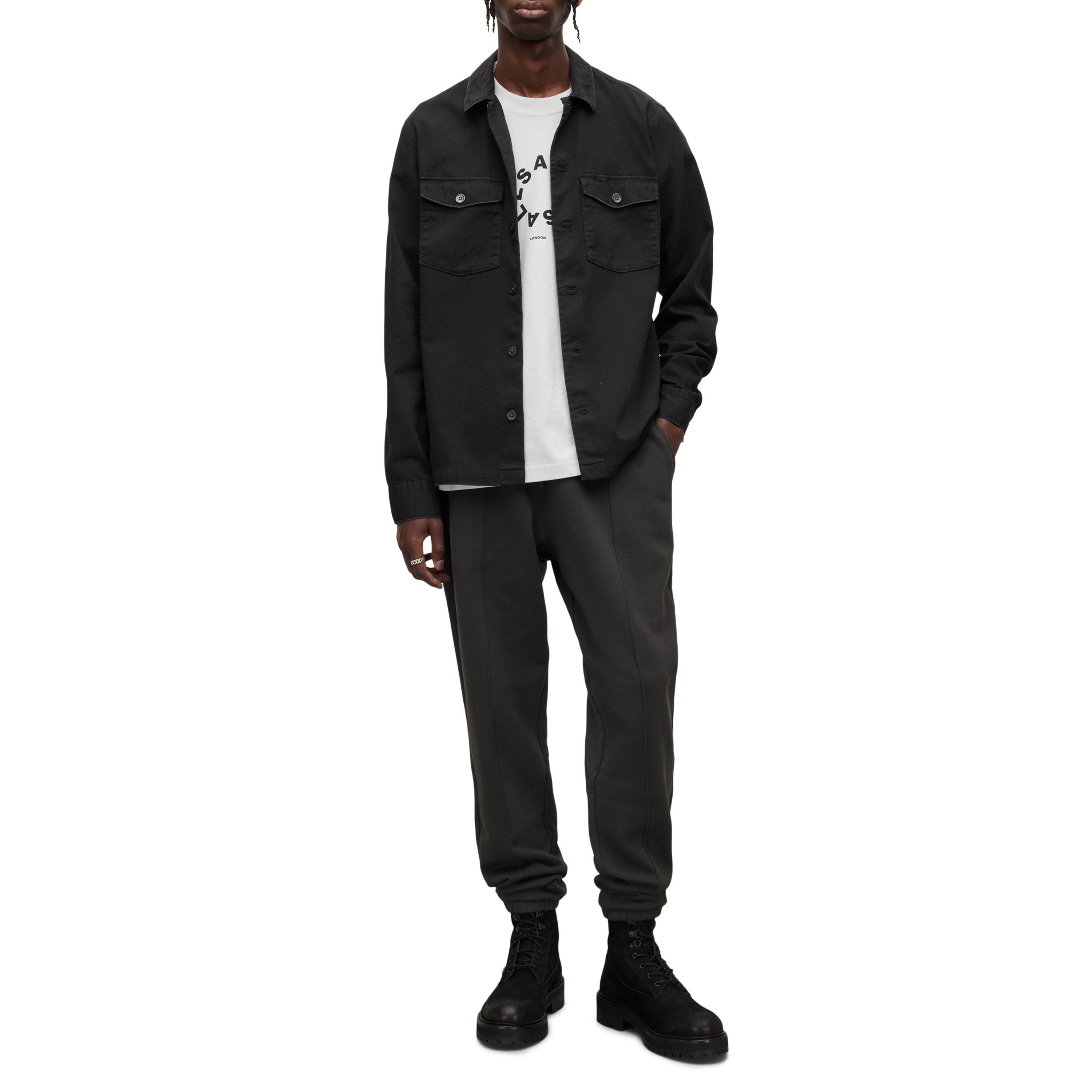 Black - AllSaints - Spotter Long Sleeve Shirt - 7