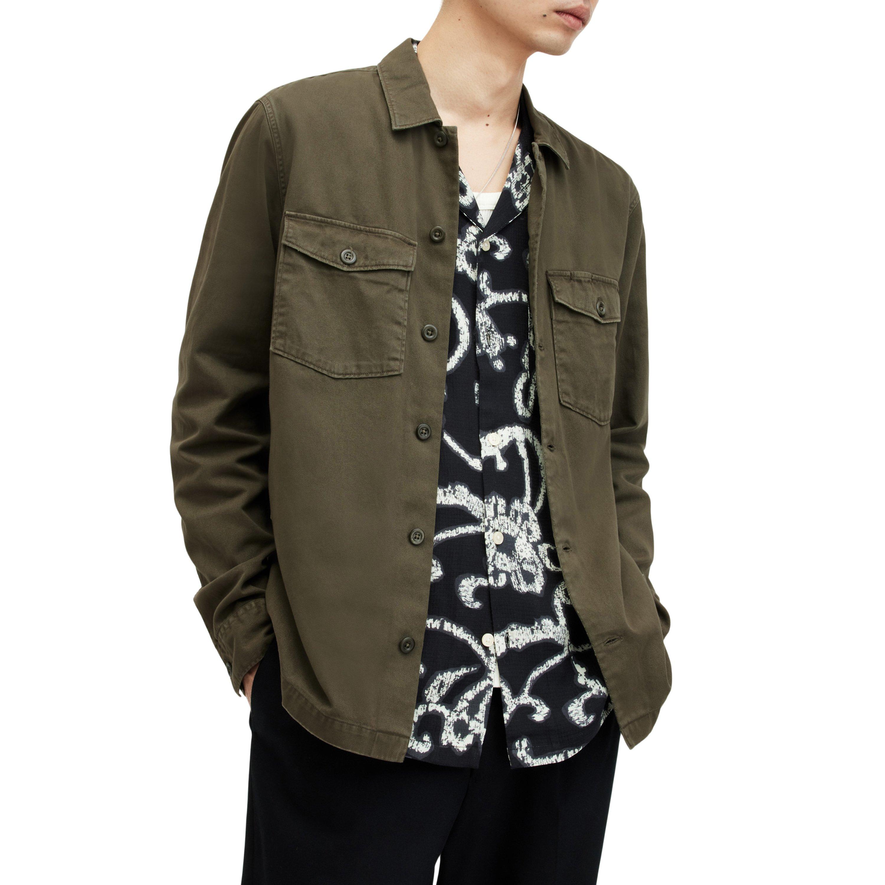 Cargo Green - AllSaints - Spotter Long Sleeve Shirt - 5