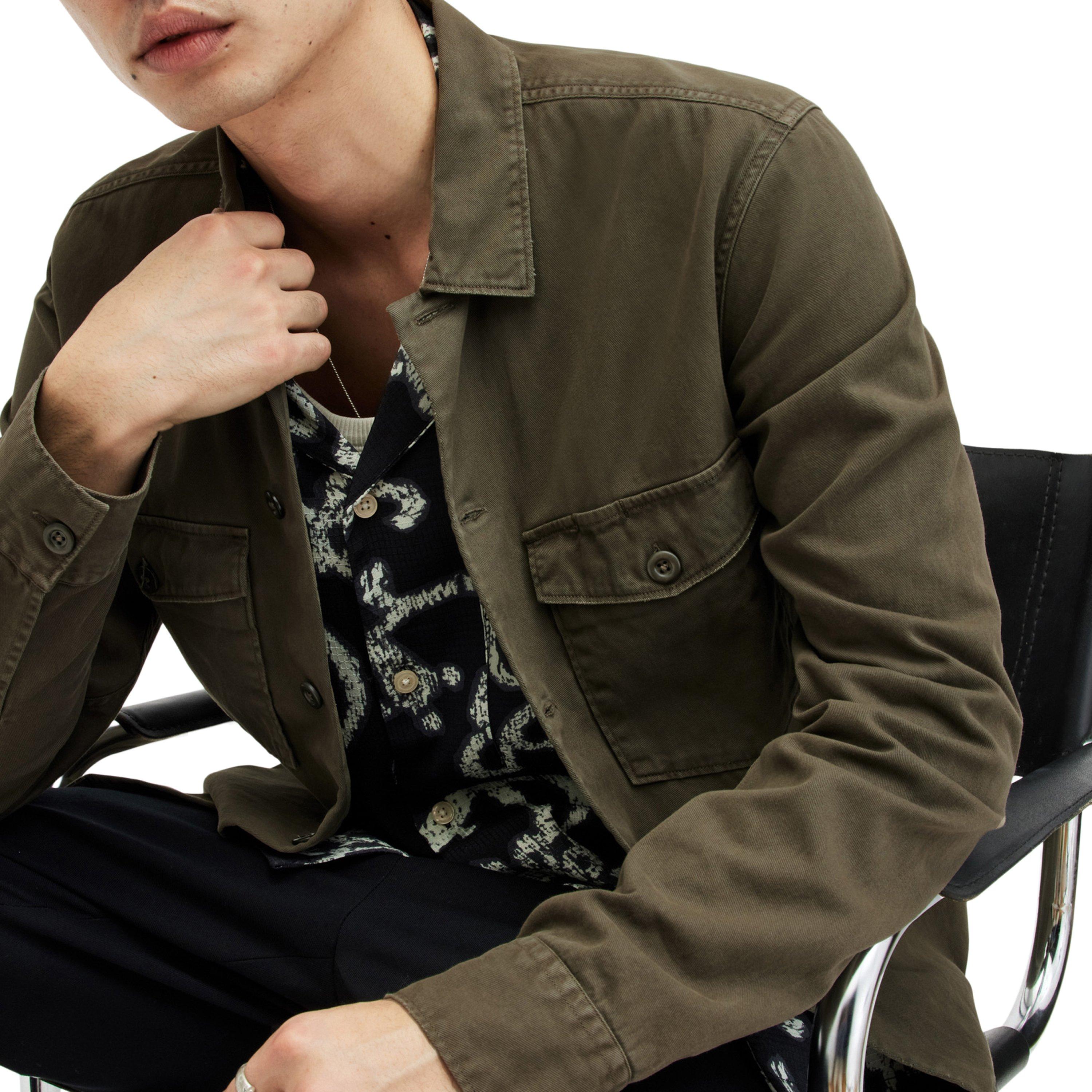 Cargo Green - AllSaints - Spotter Long Sleeve Shirt - 6