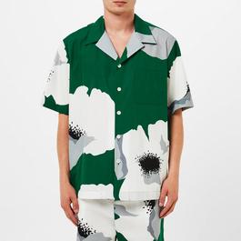 Valentino Flower Short Sleeve Shirt