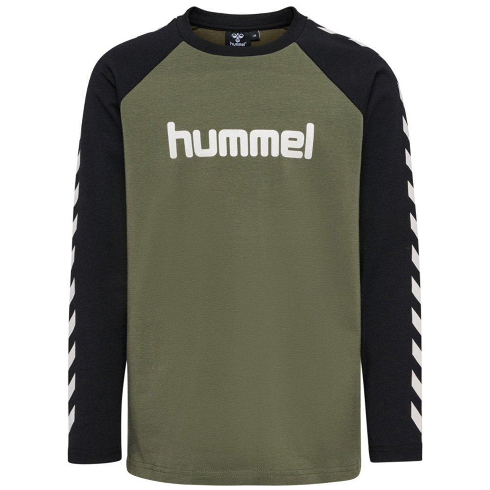 Stoffig Olijf - Hummel - Kids' Long-Sleeve T-Shirt - 3