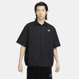 Nike Club Mens Short-Sleeve Oxford Button-Up Shirt