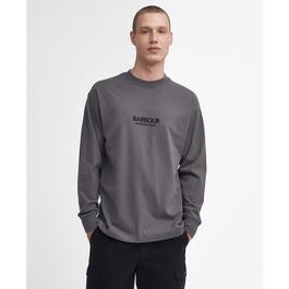 Barbour International Mapped Oversized Long Sleeved T Shirt