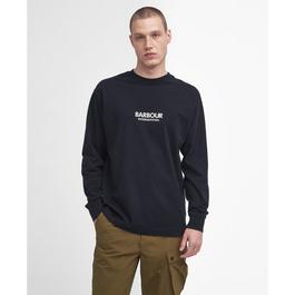 Barbour International Mapped Oversized Long Sleeved T Shirt