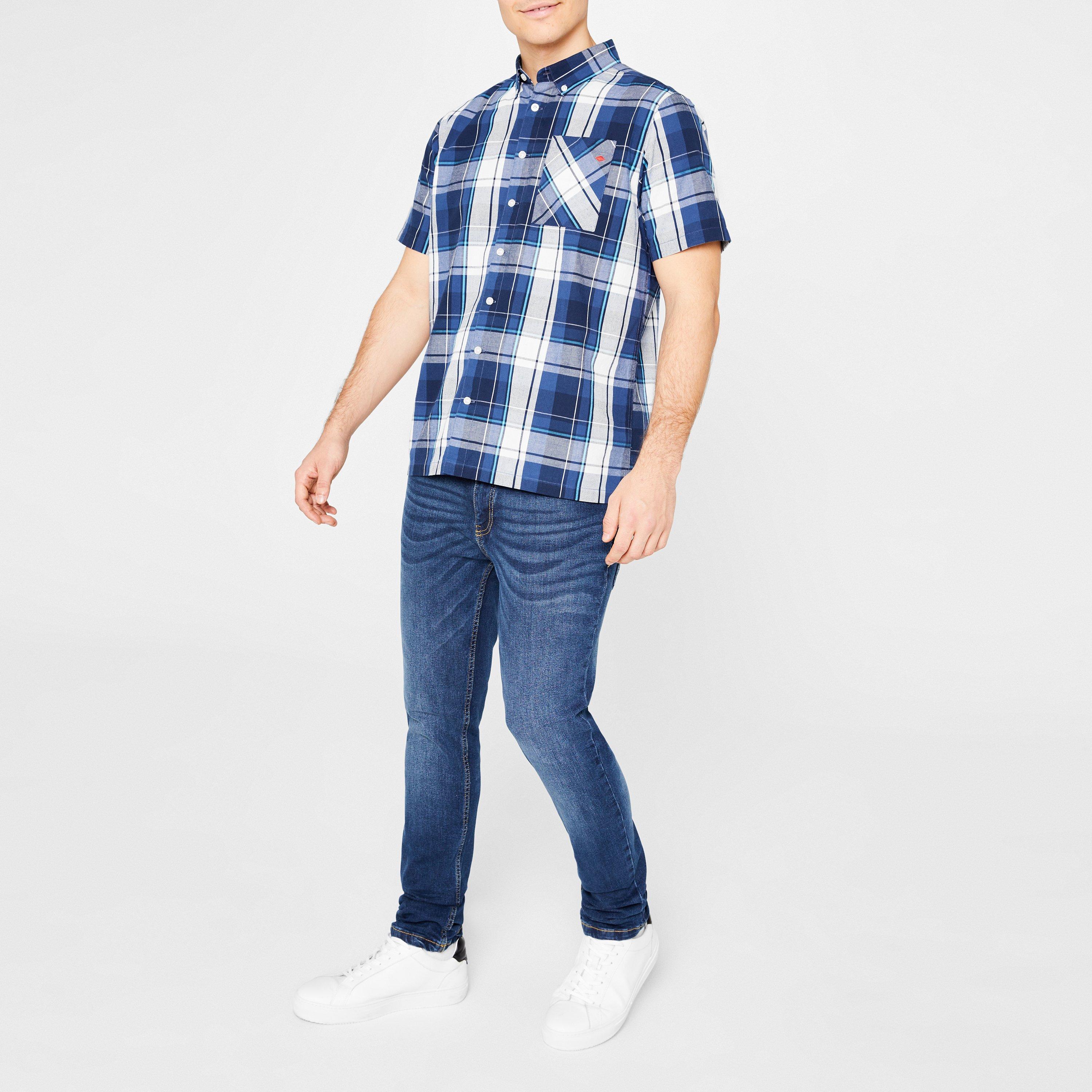 Navy Check - Lee Cooper - Cooper Men's Check Shirt - 3